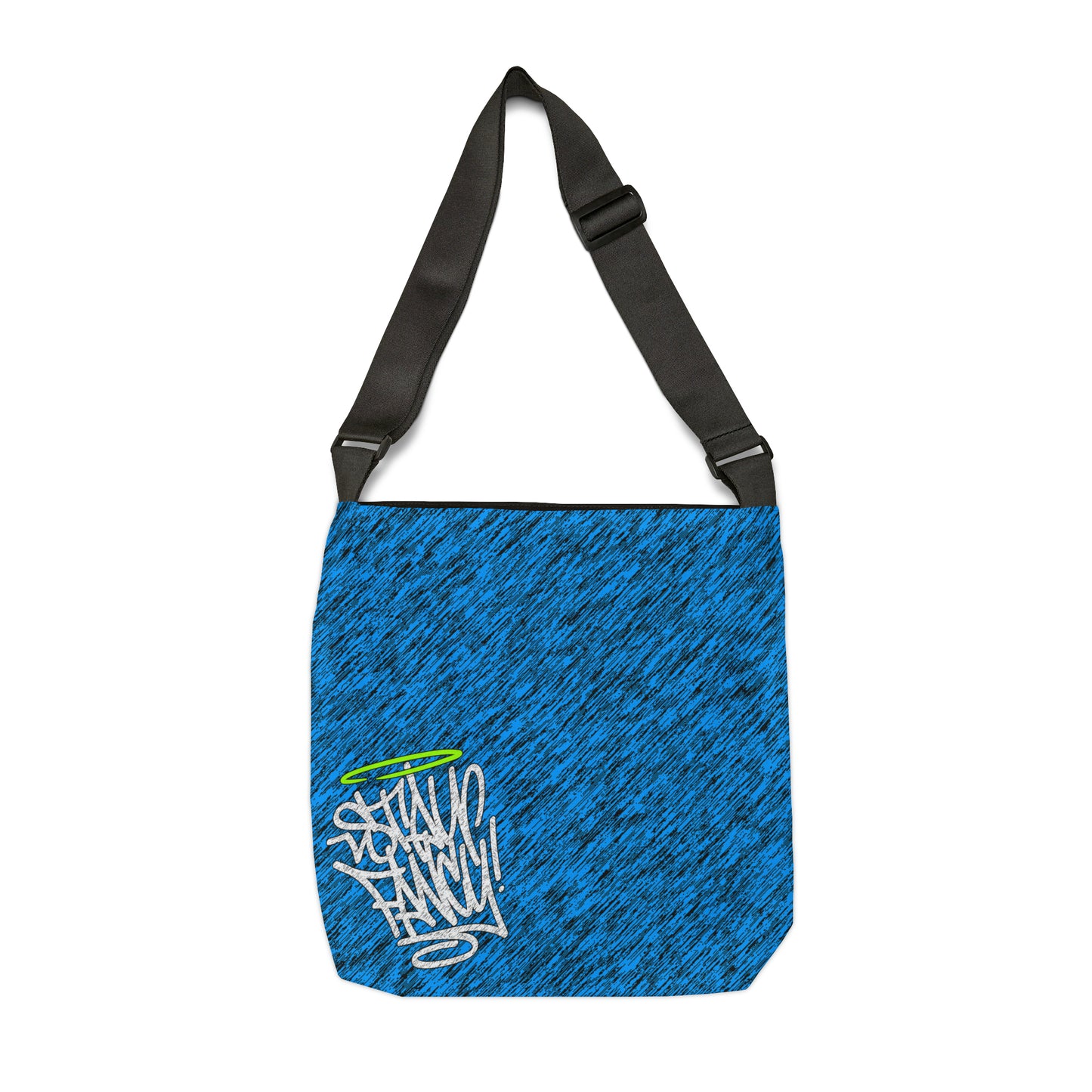 Brushed Blue Adjustable Tote Bag