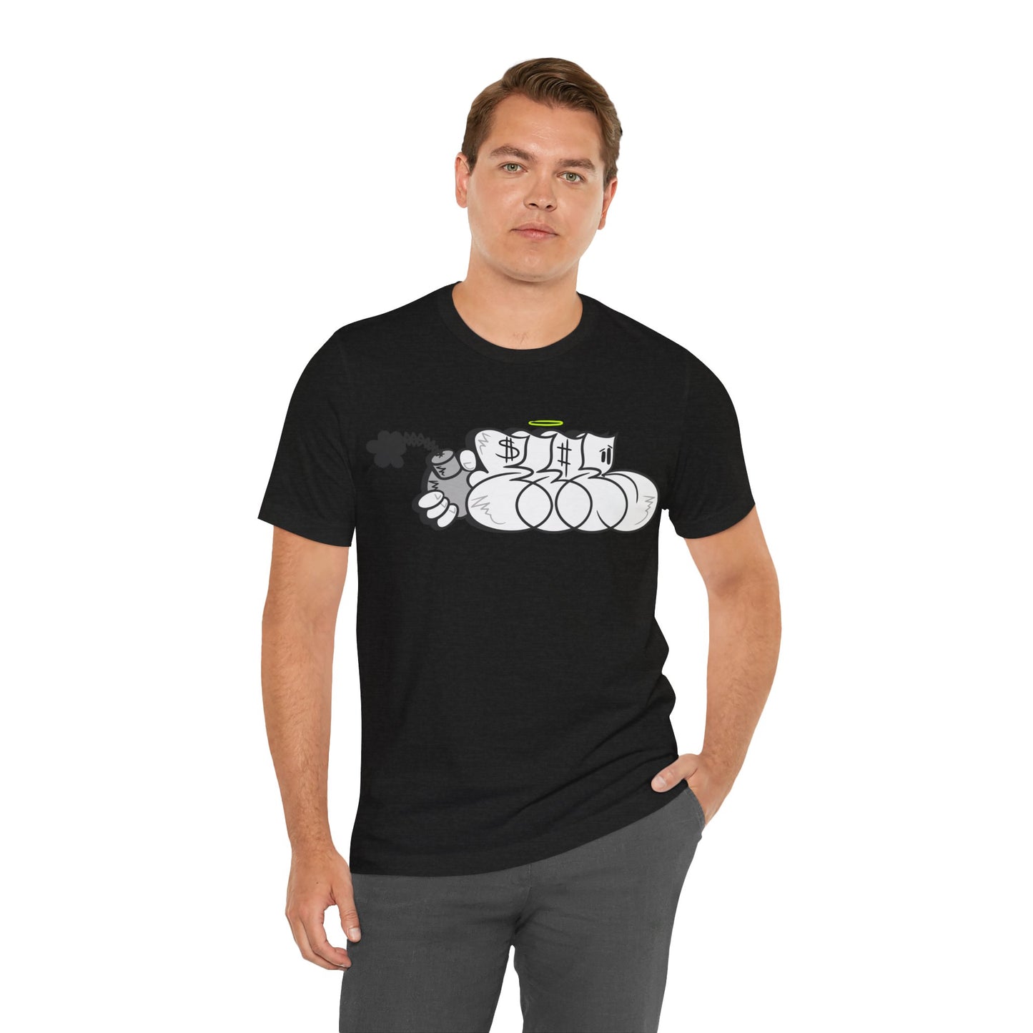 B&W REAL Throwie Unisex Soft Tee