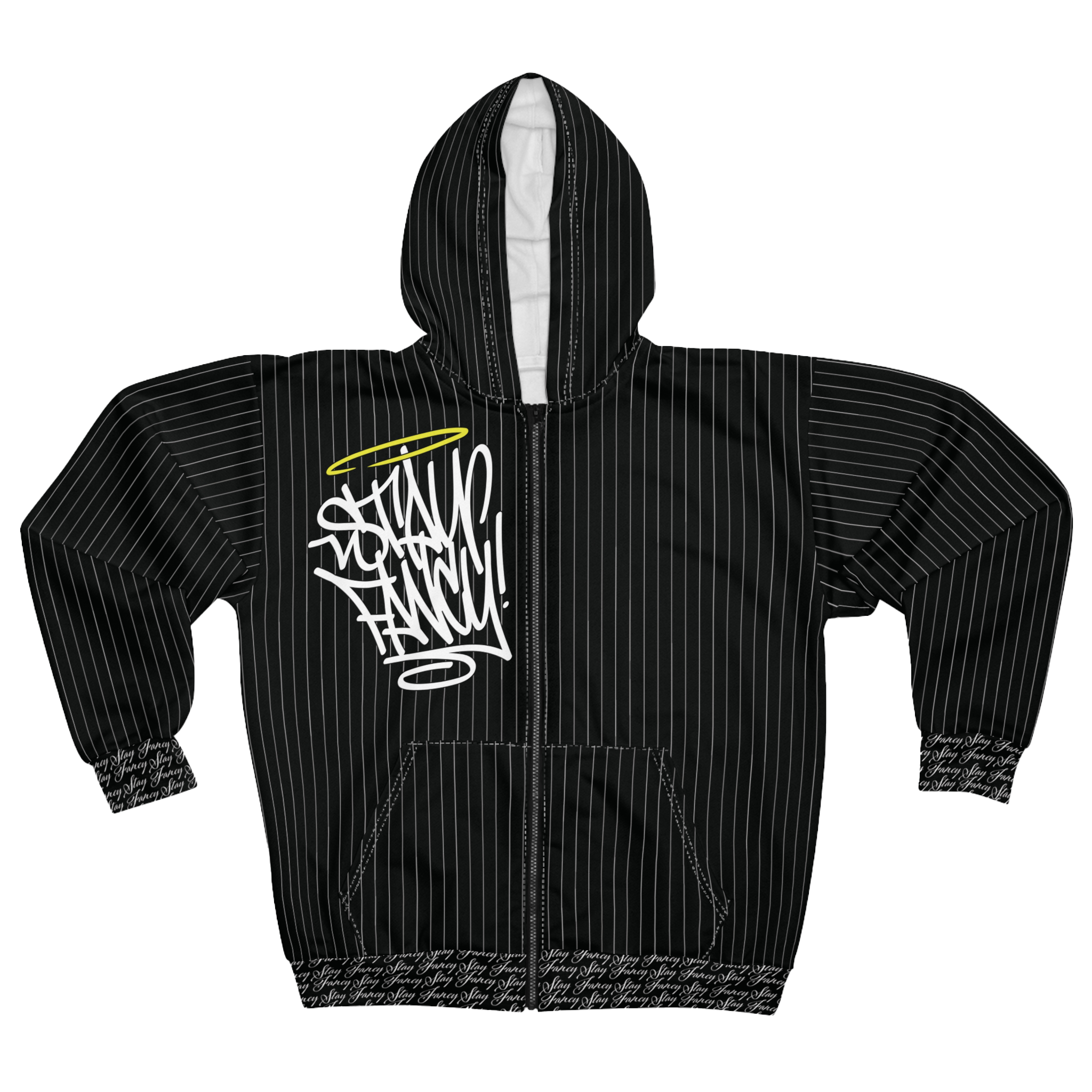 Stay Fancy Fresh Pressed Men's Zip Hoodie