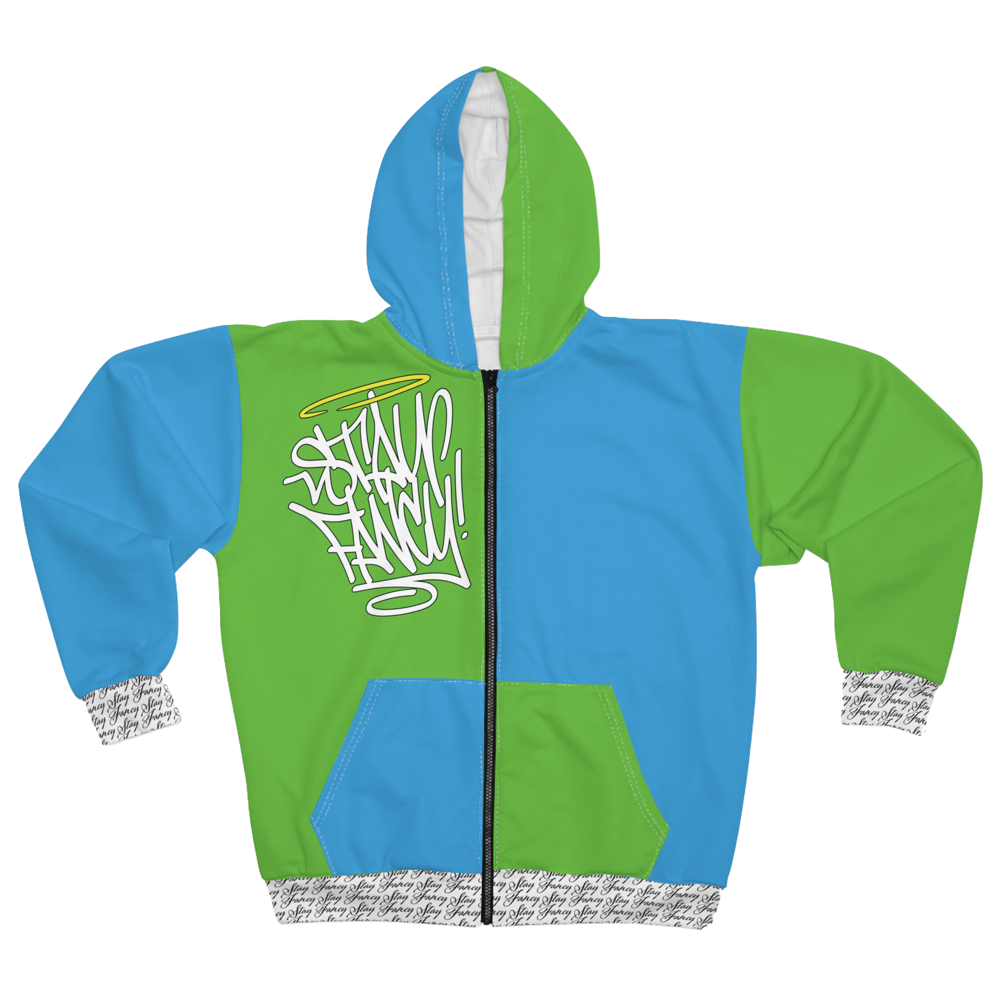 Stay Fancy Halfway There Men's Zip Hoodie