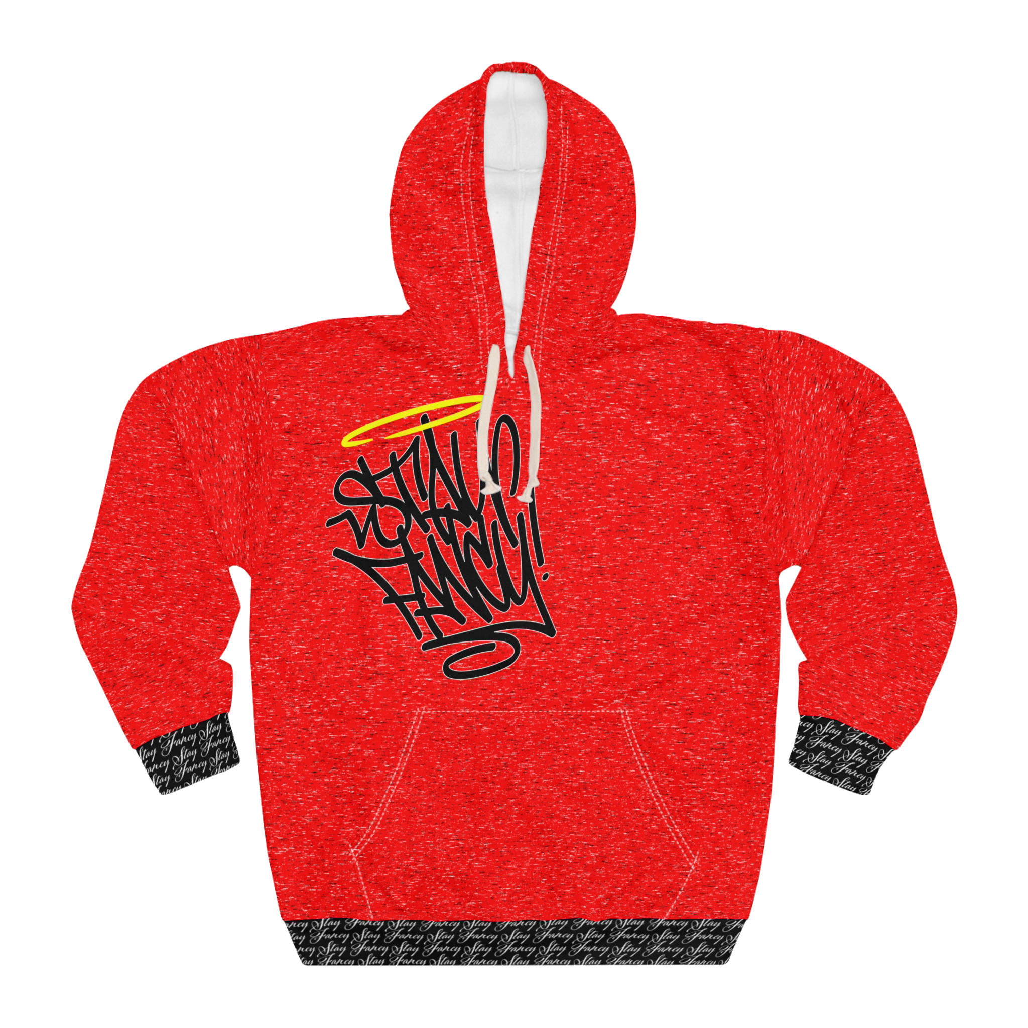 Stay Fancy Red Alert Men's Pullover Hoodie
