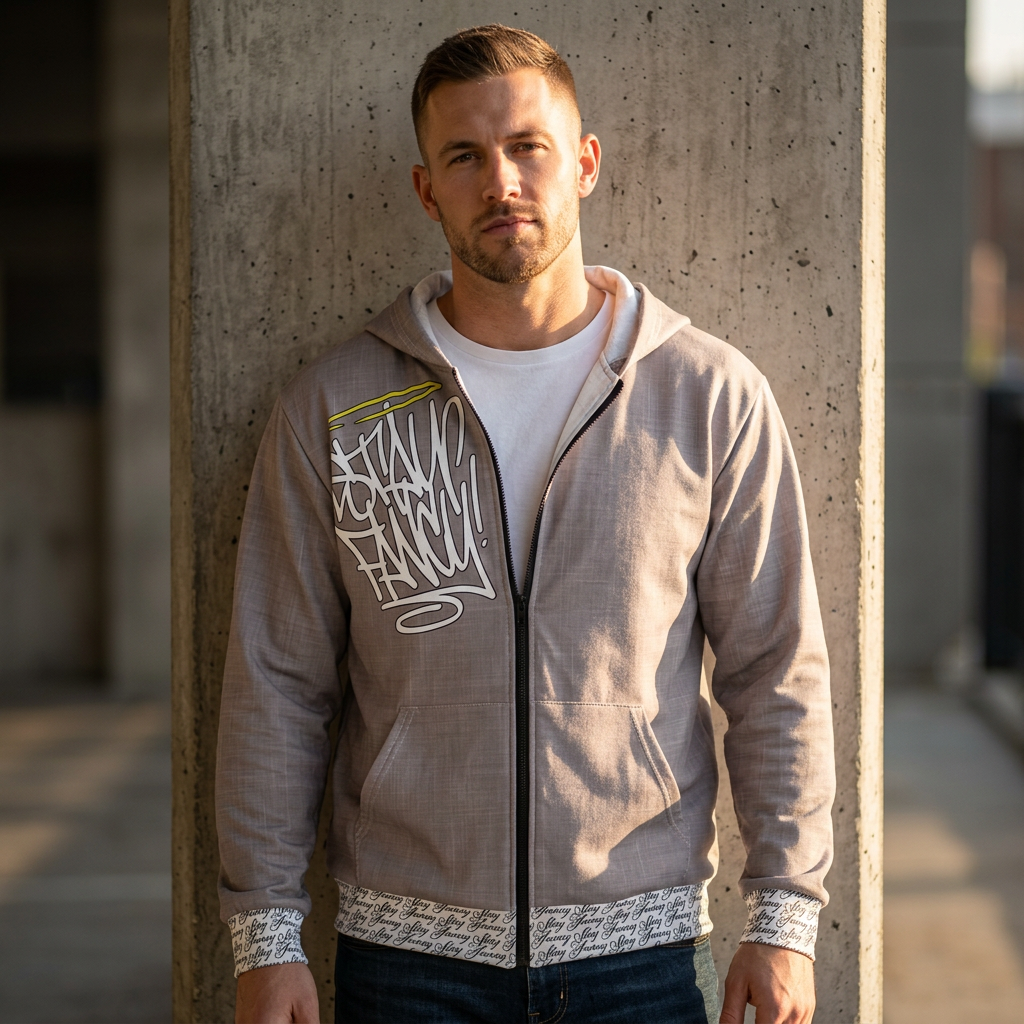 Stay Fancy Rockslide Men's Zip Hoodie