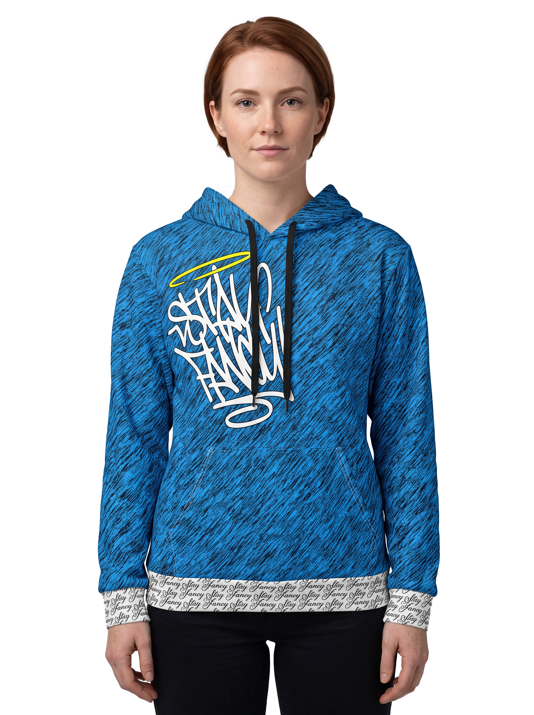 Sapphire Rush Women's Pullover Hoodie