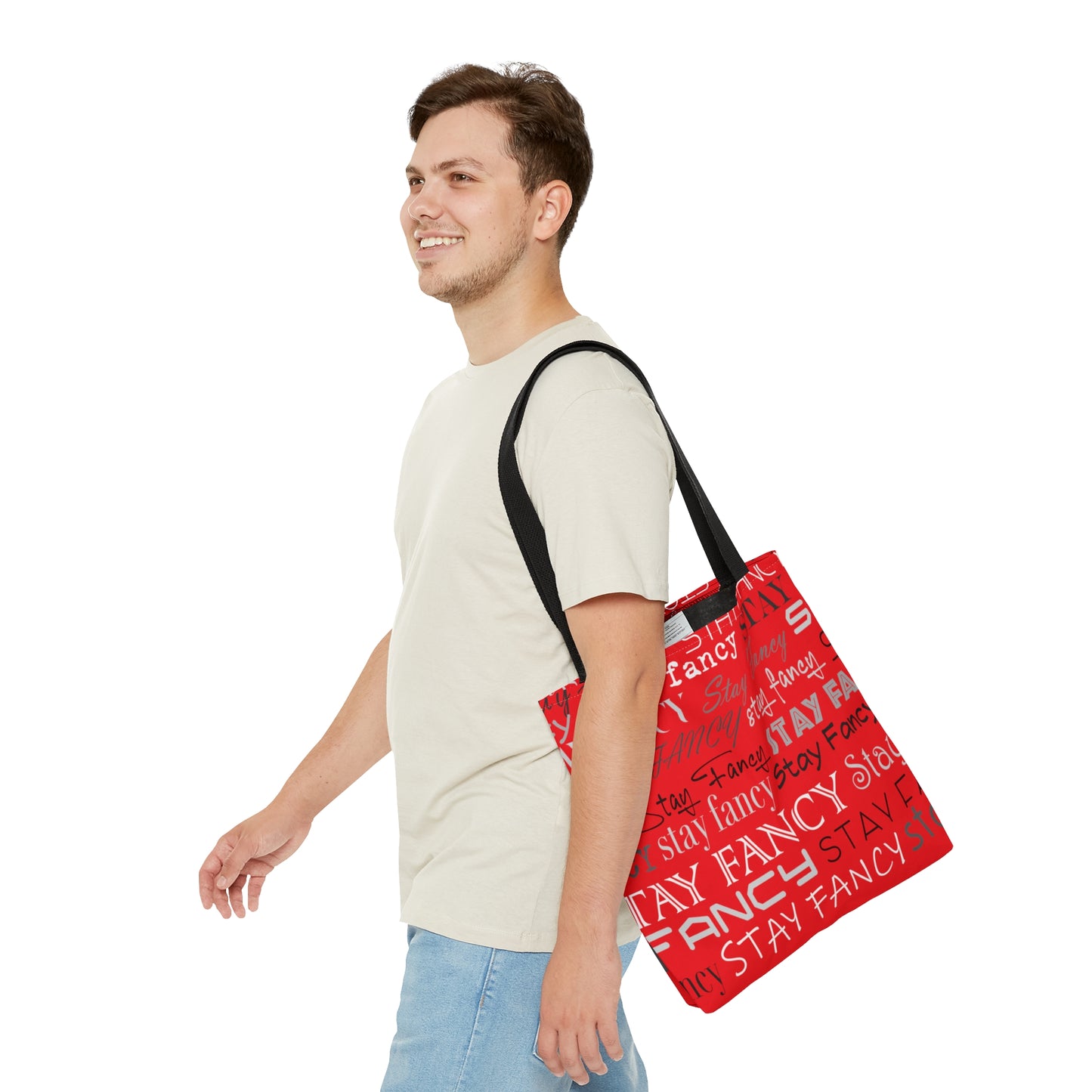 Stay Fancy Red Flash Hand Bag