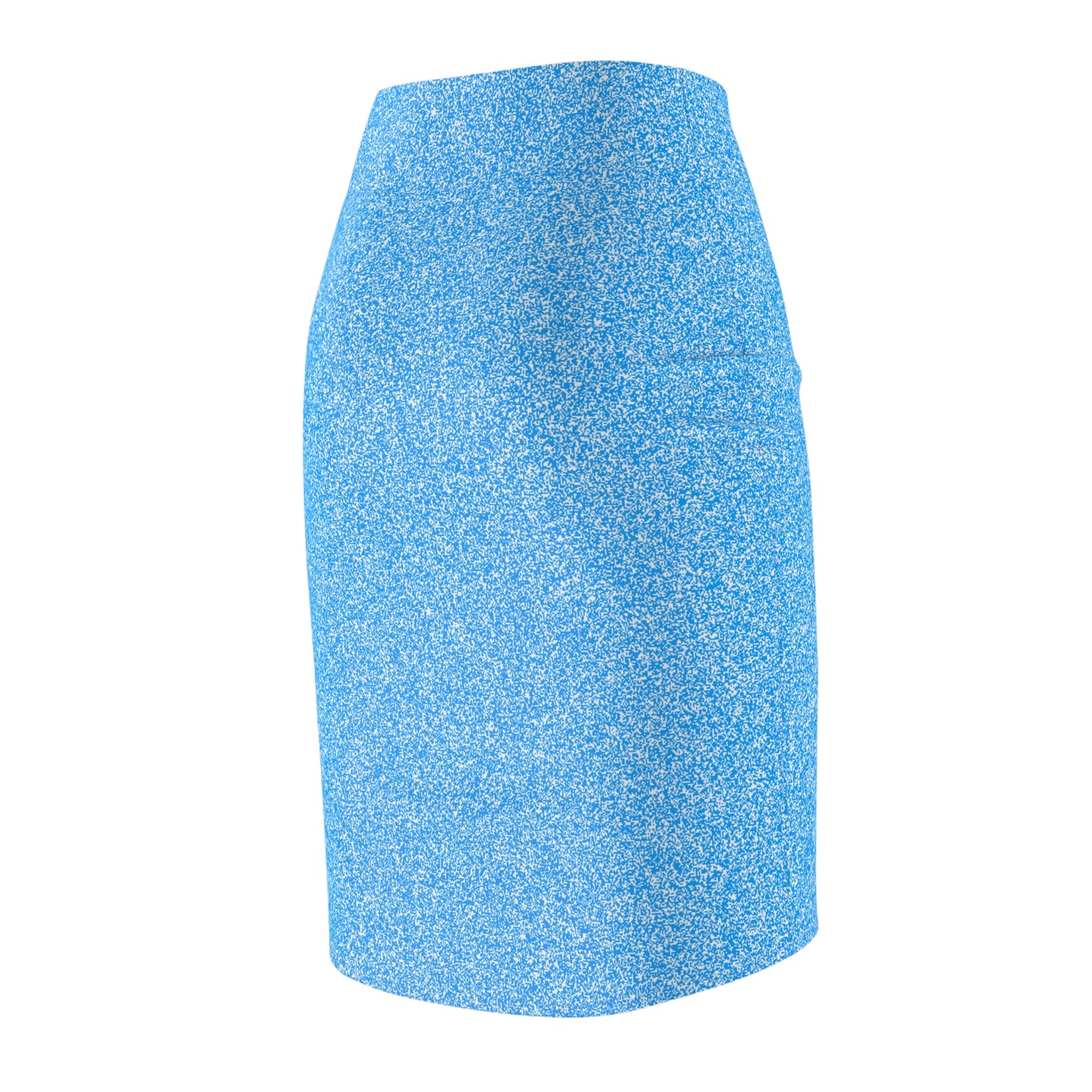 Speckled Blue Women's Pencil Skirt