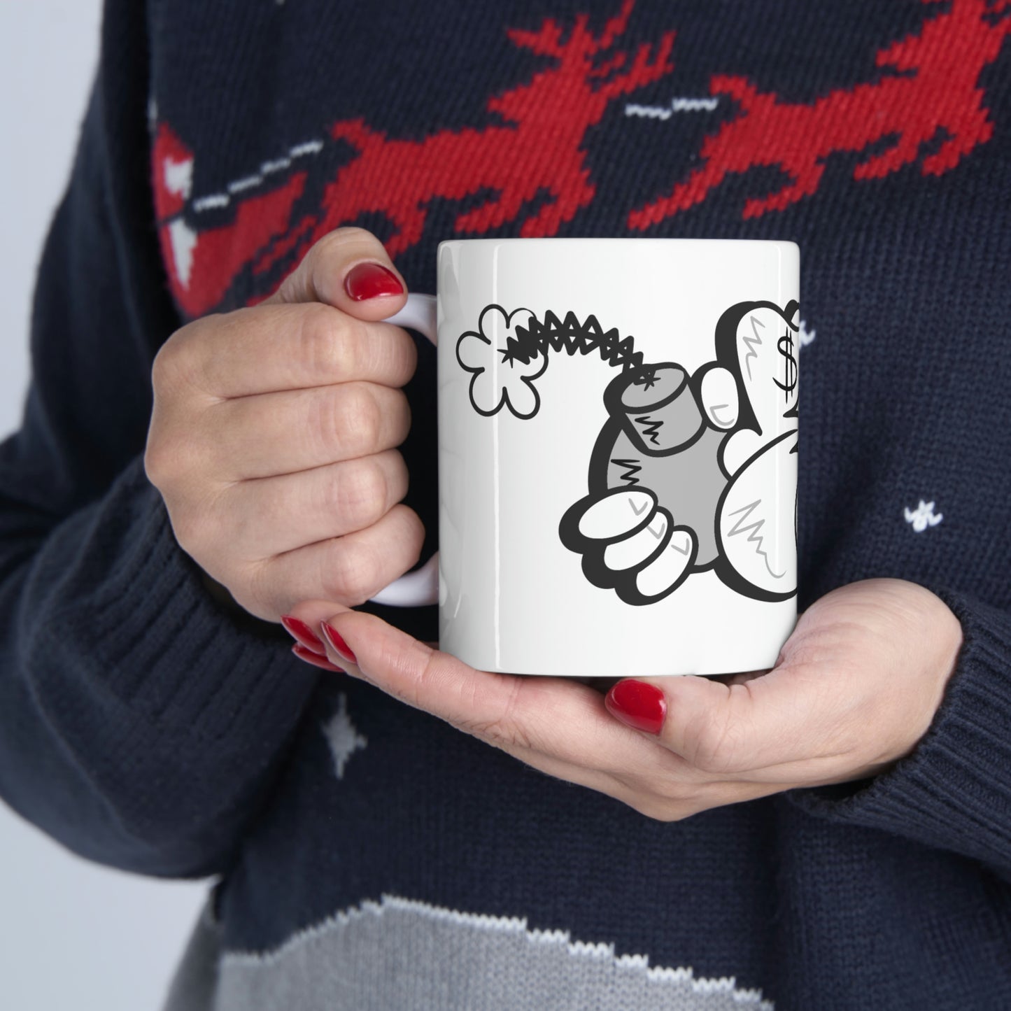 REAL B&W Throwie Mug 11oz SFTM