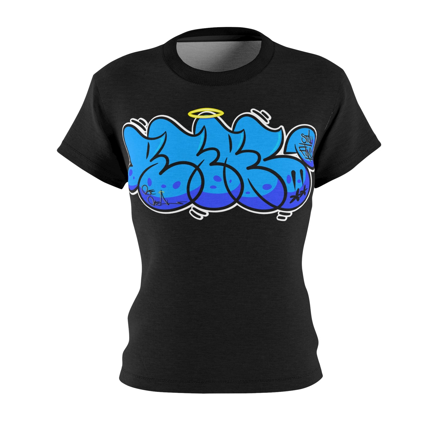 Stay Fancy Blue Drip Women's Tee