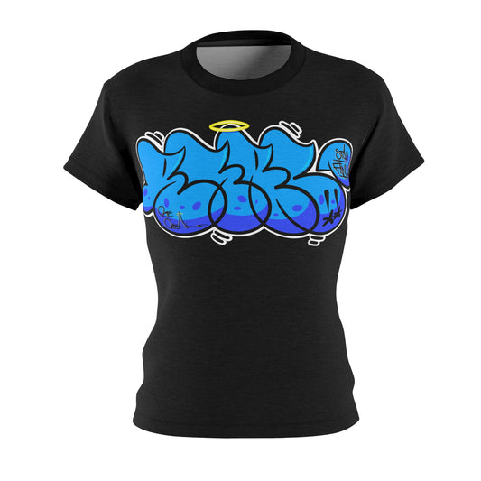 Stay Fancy Blue Drip Women's Tee