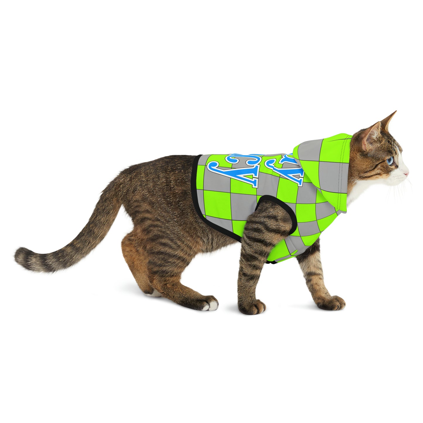 Checkers Disaster Lime Animal Hoodie