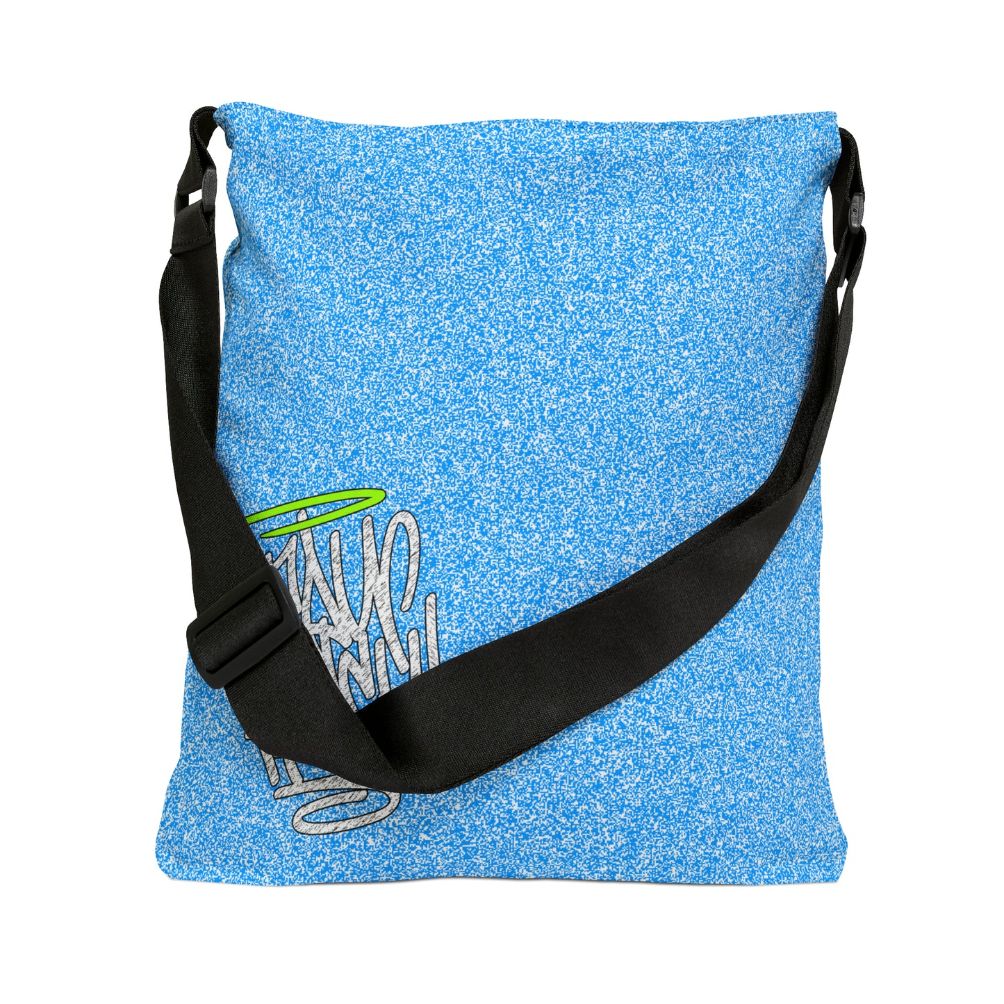 Speckled Blue Adjustable Tote Bag
