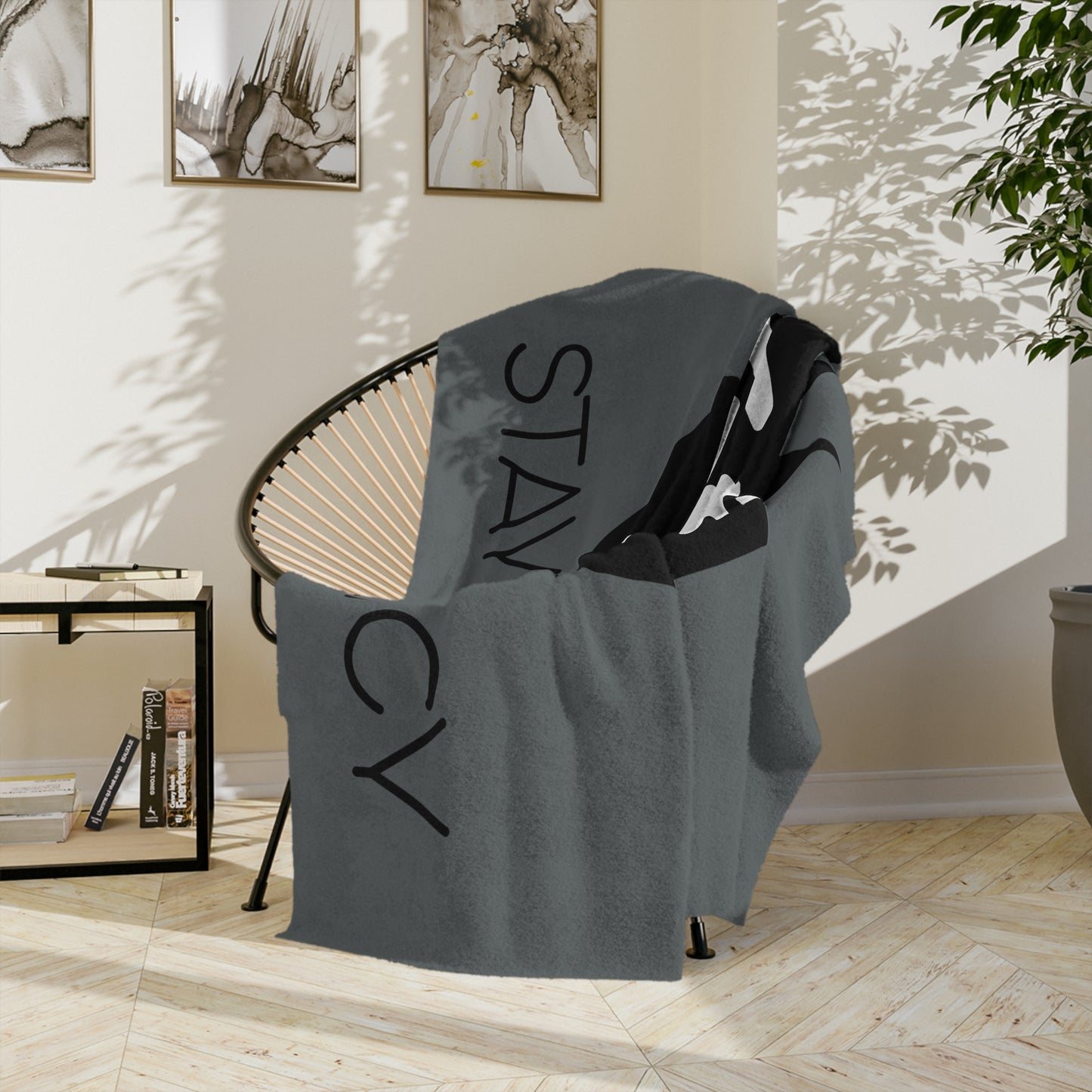SF Icon Velveteen Minky Blanket