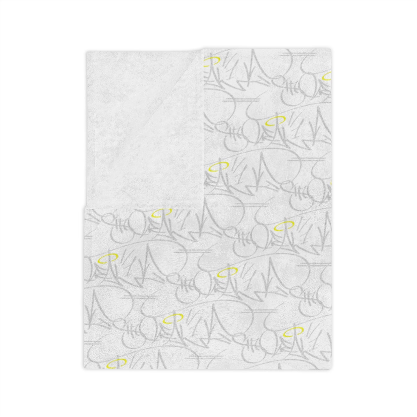 Signature Handstyle Velveteen Minky Blanket