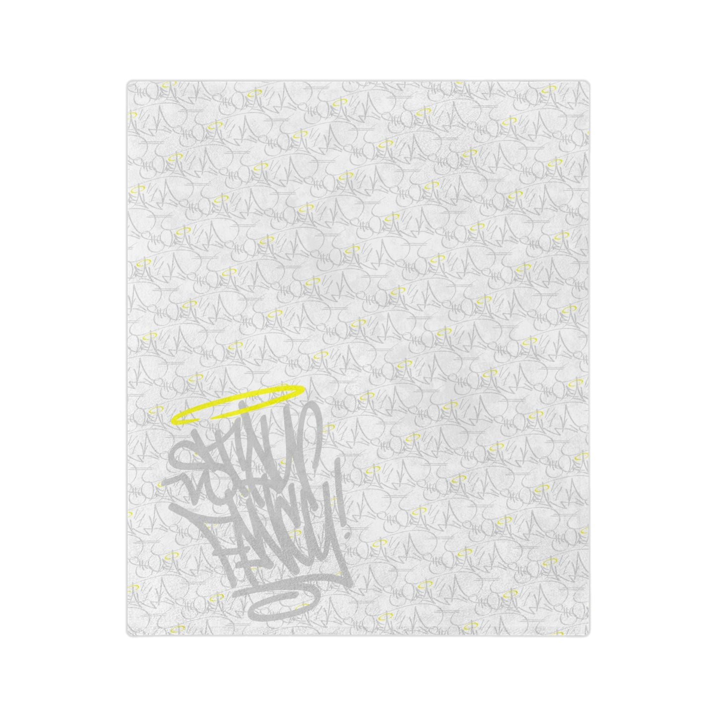 Signature Handstyle Velveteen Minky Blanket