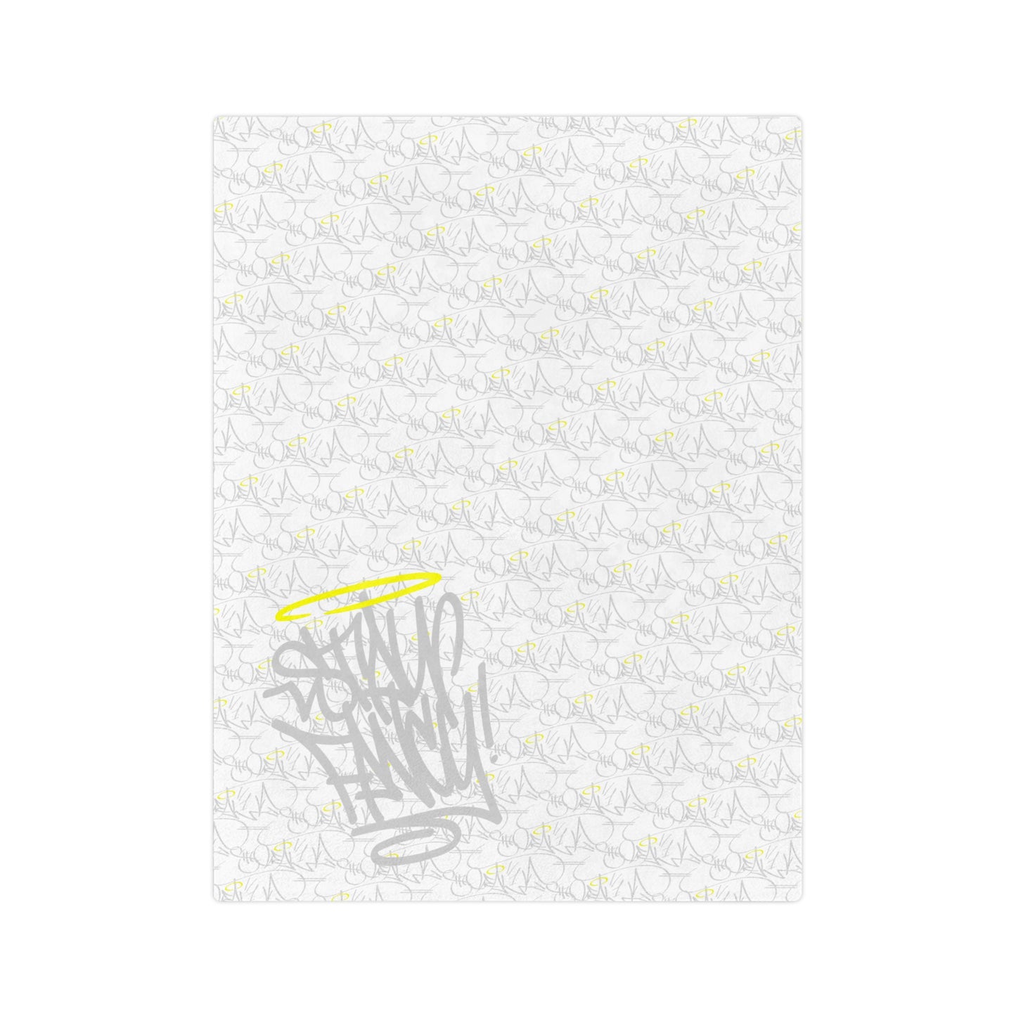 Signature Handstyle Velveteen Minky Blanket