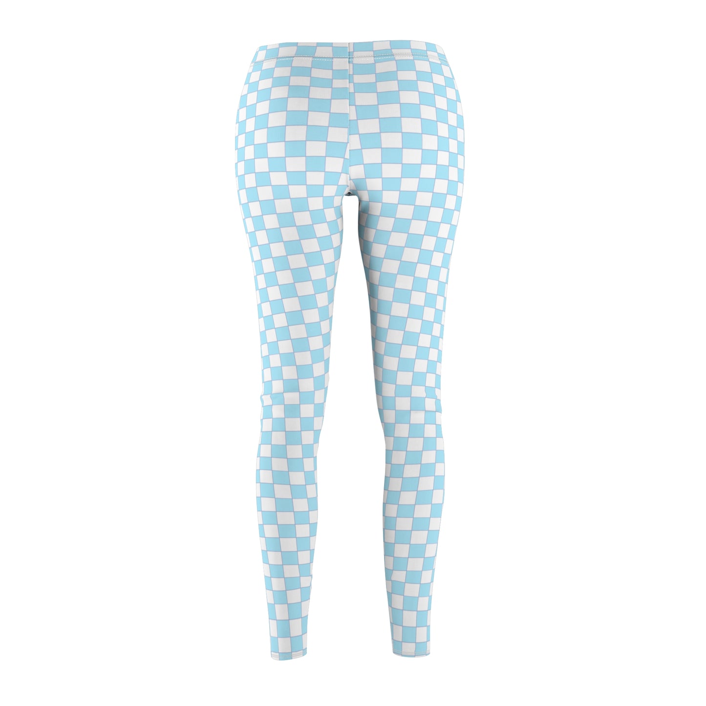 Blue Squares Women's Fancy Leggings