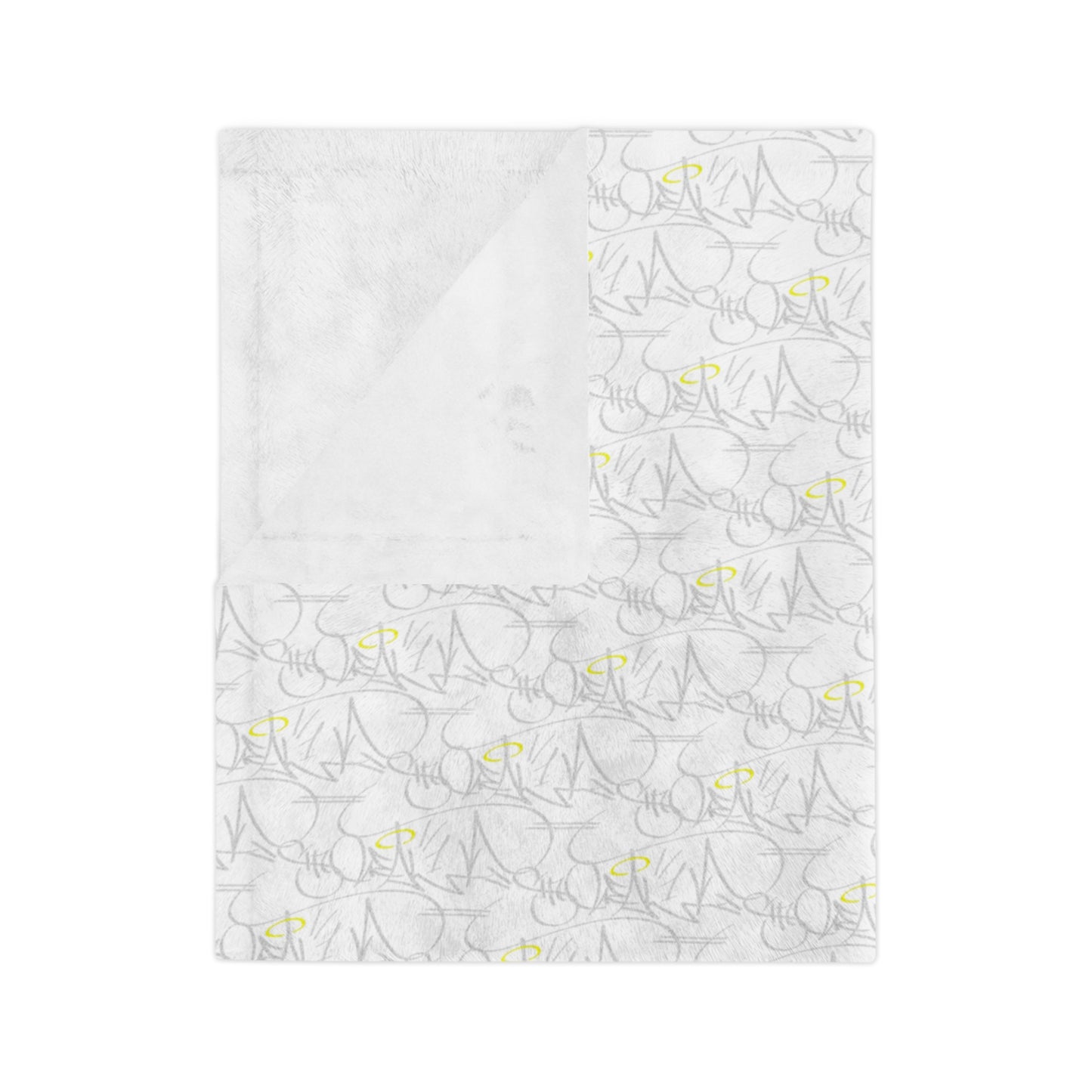 Signature Handstyle Velveteen Minky Blanket