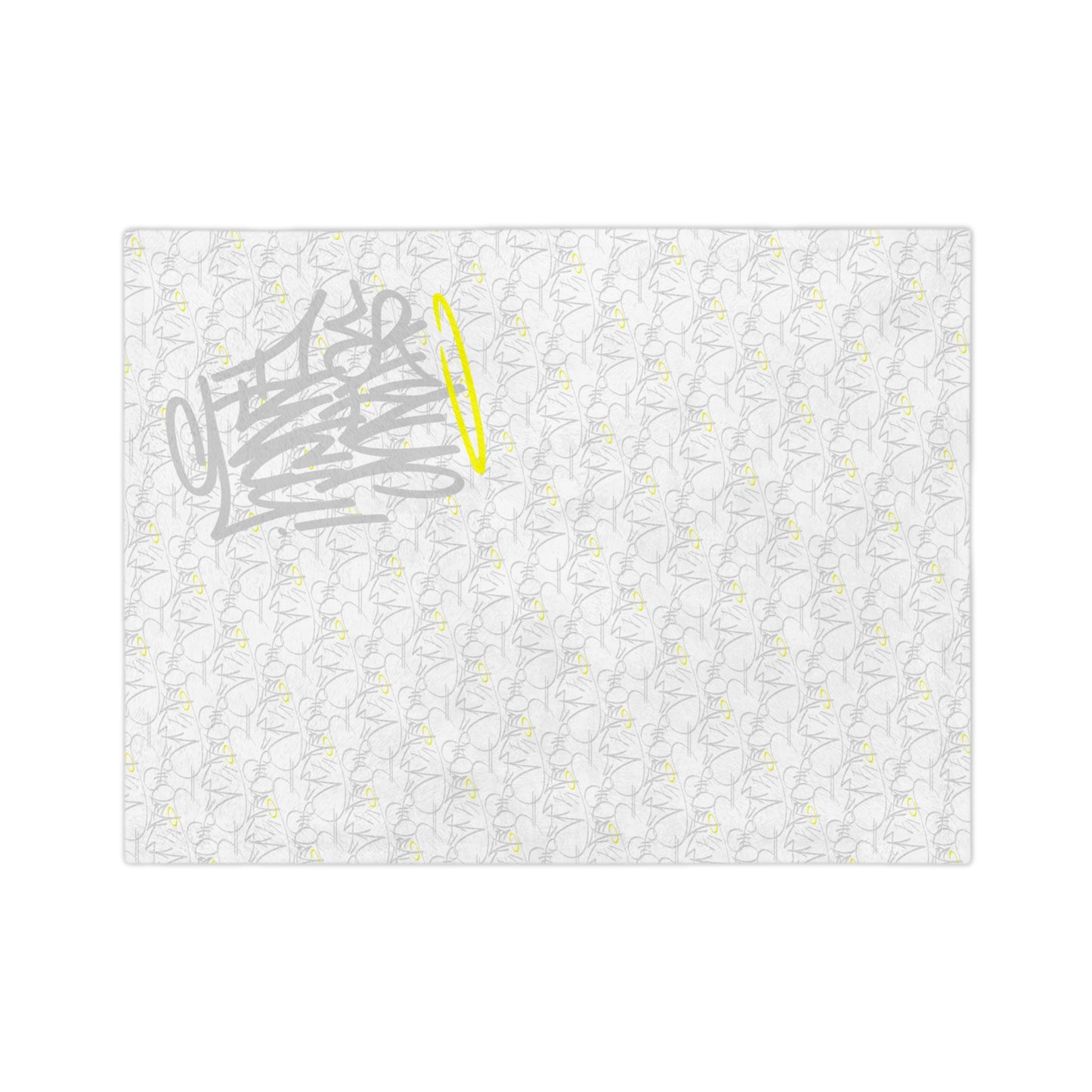 Signature Handstyle Velveteen Minky Blanket
