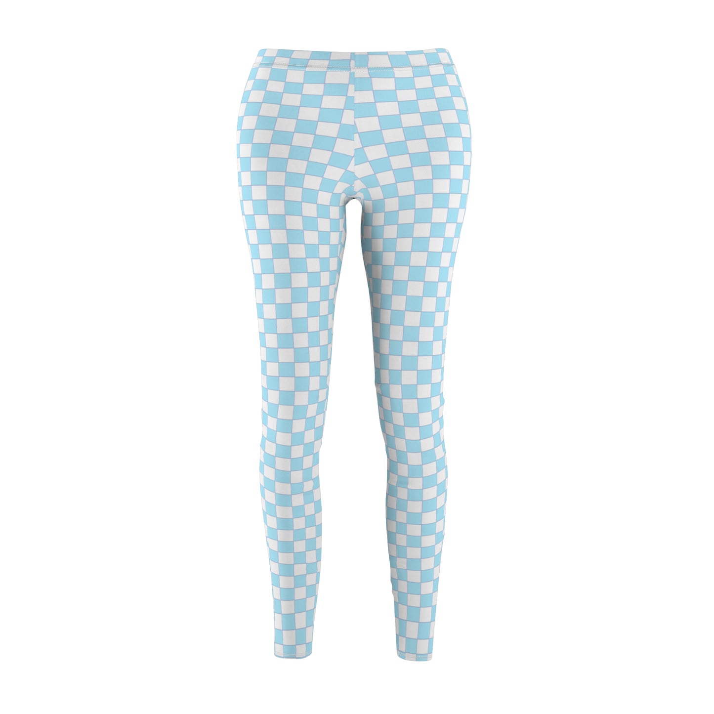 Blue Squares Women's Fancy Leggings