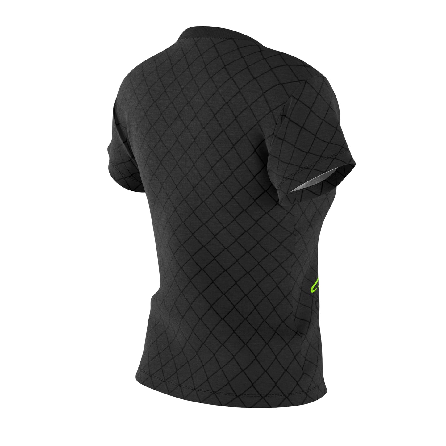 Black Squares Fancy Women's Top