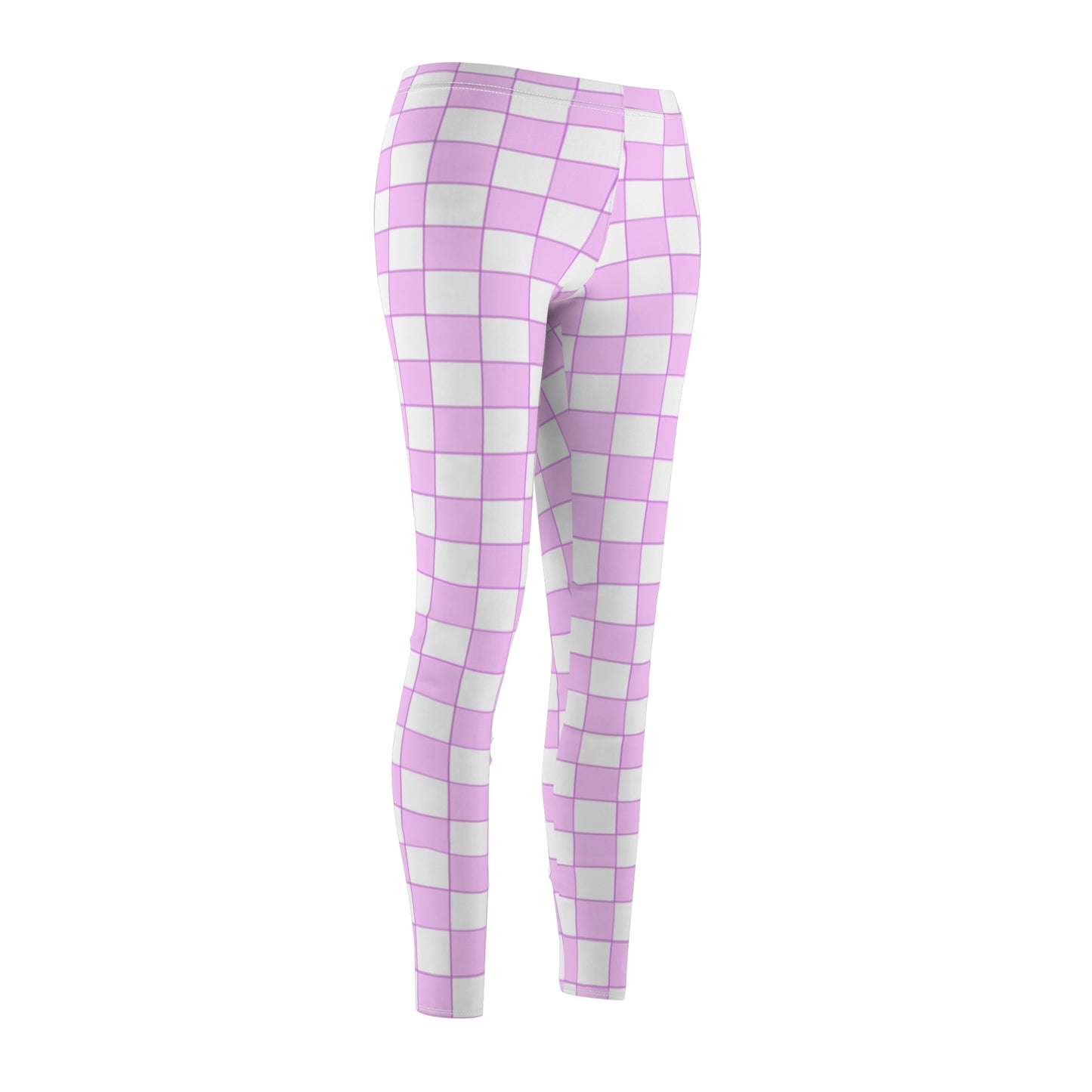 Pink Squares Women's Fancy Leggings