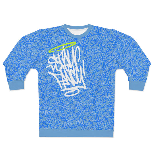SF Blue Graffiti Handstyle Sweatshirt