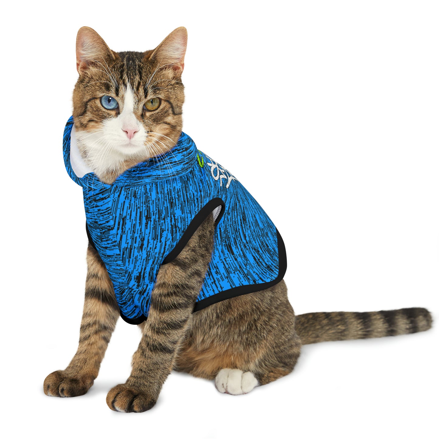 Brushed Blue Animal Hoodie