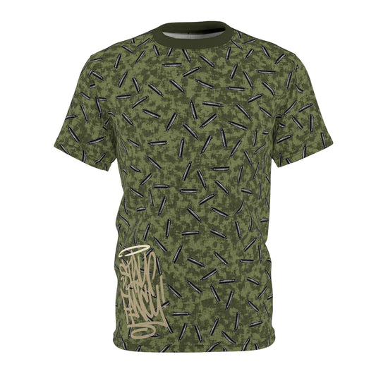 SF Shell Green Camo Unisex Badass Graphic Tee