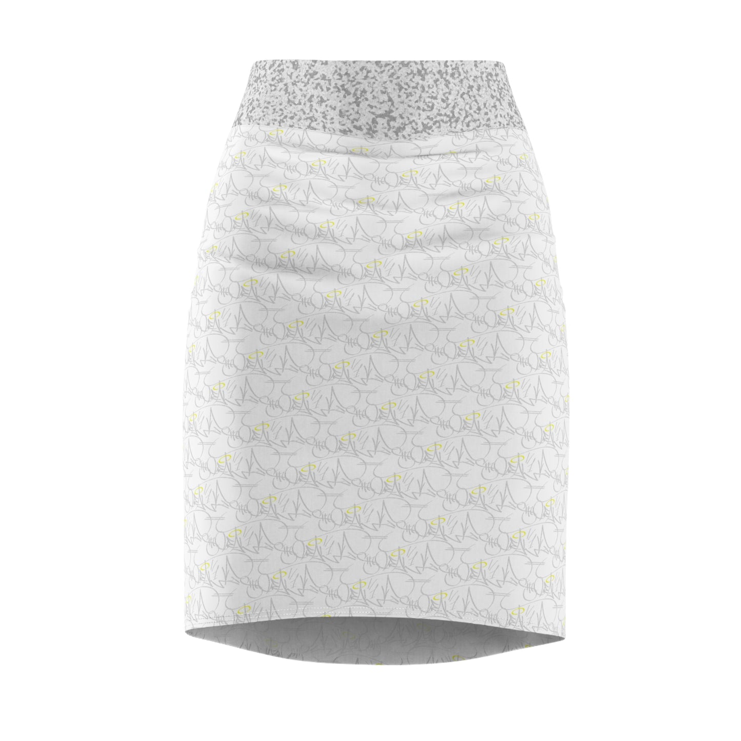 Stay Fancy SirREAL Handstyle Women's Pencil Skirt