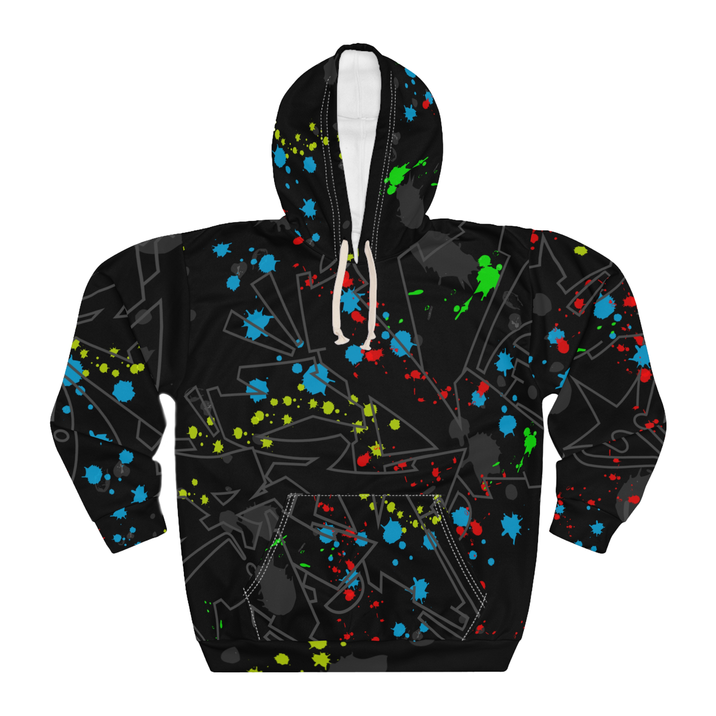 Stay Fancy Graffiti Splash Men's Hoodie