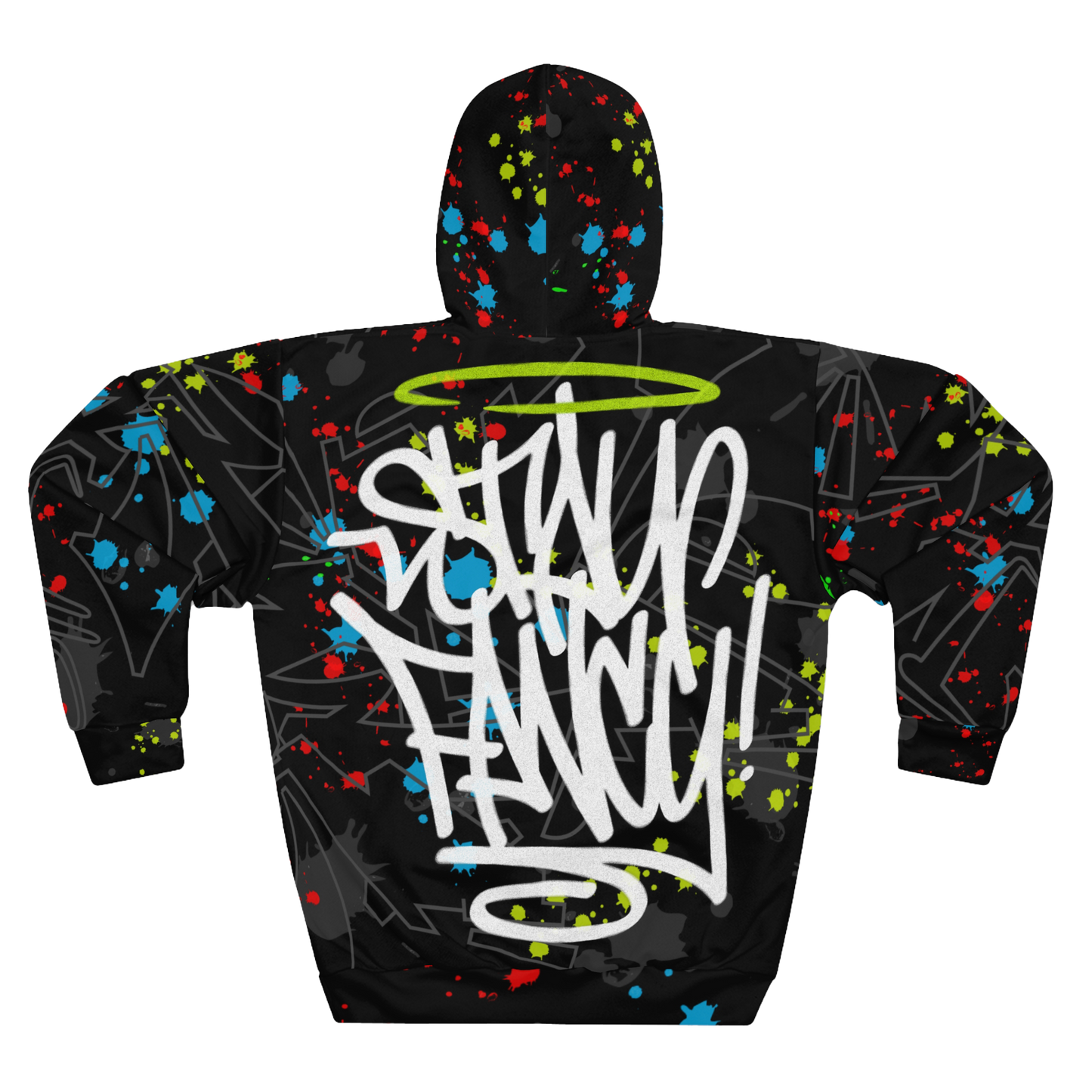 Stay Fancy Graffiti Splash Men's Hoodie