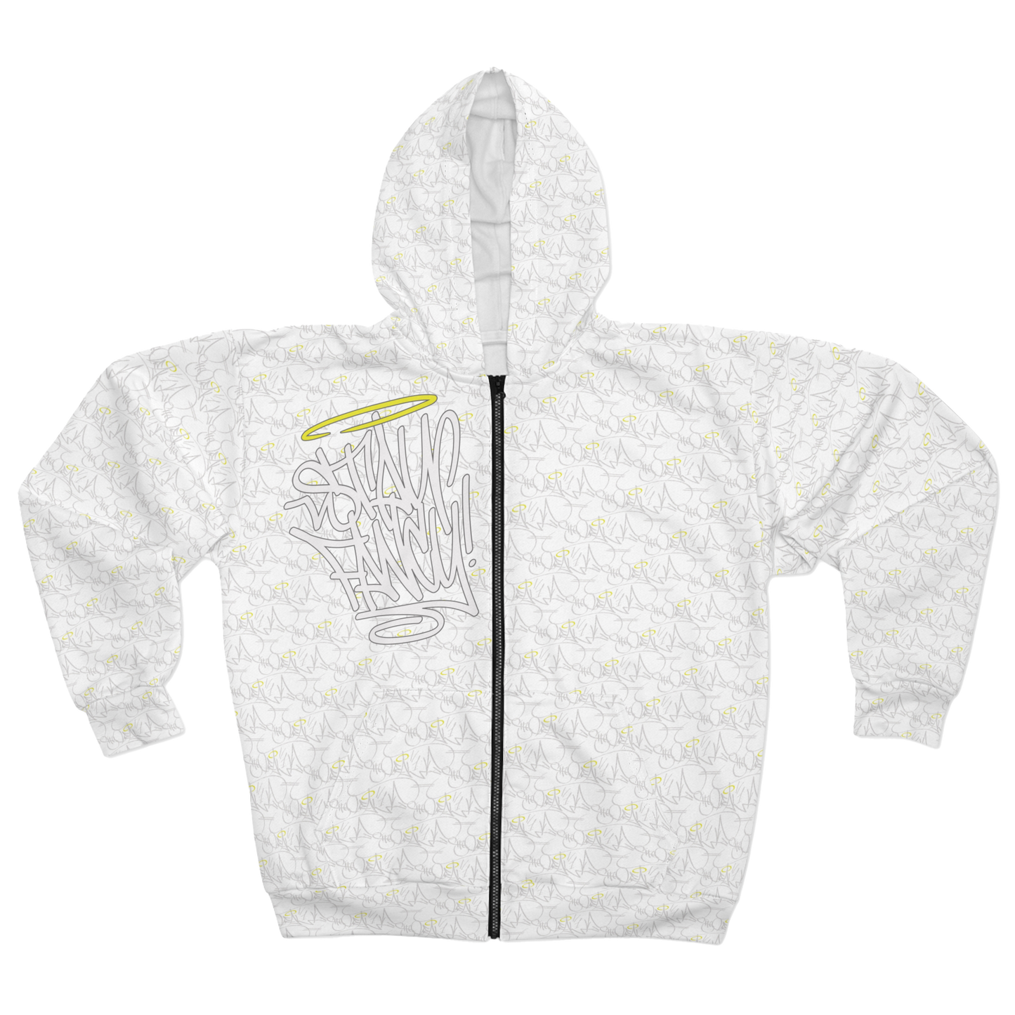 Stay Fancy Signature Handstyle Men's Zip Hoodie