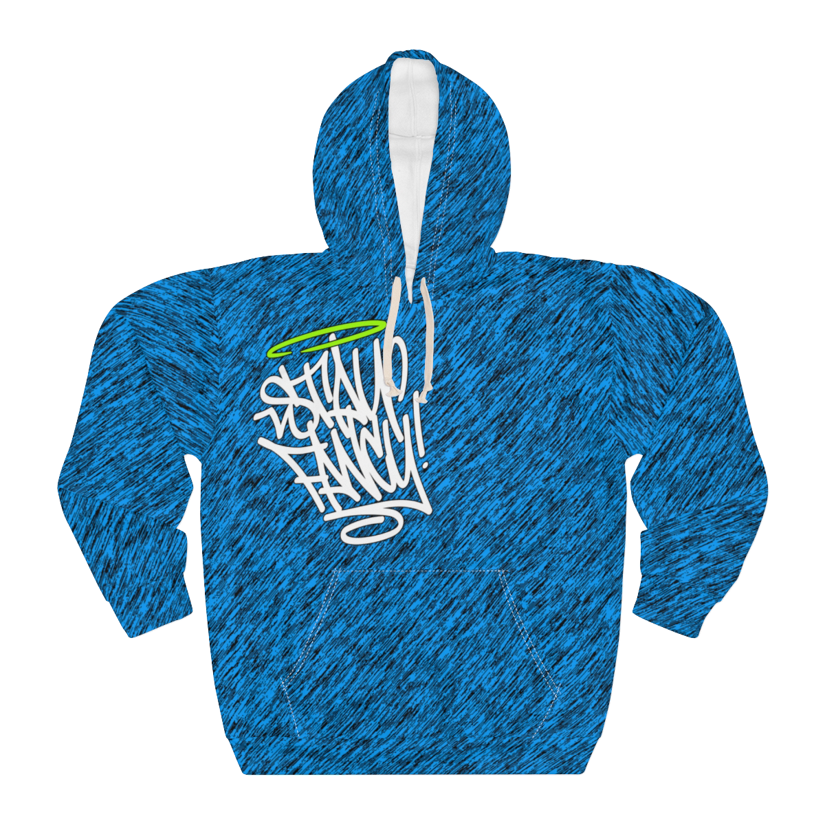 Stay Fancy Brushed Blue Women's Hoodie