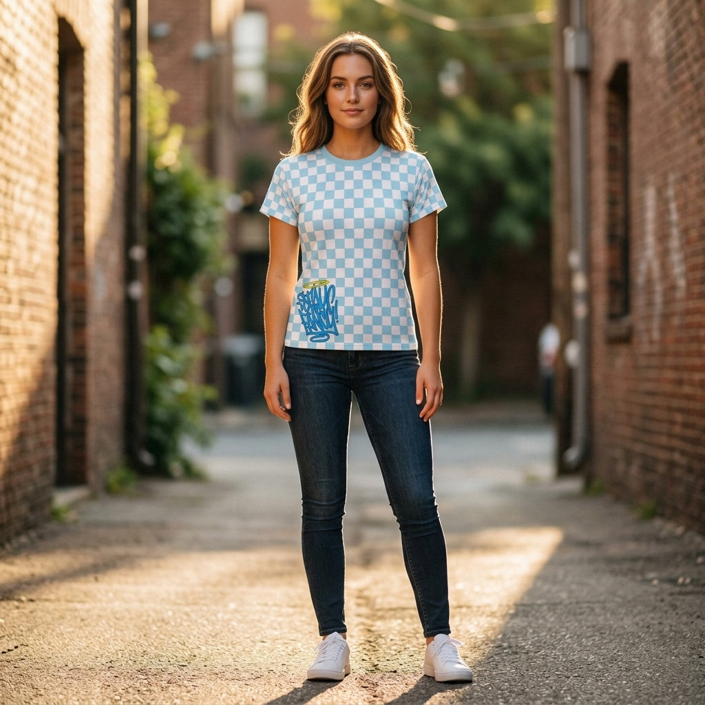 Checkerboard Women's Tee