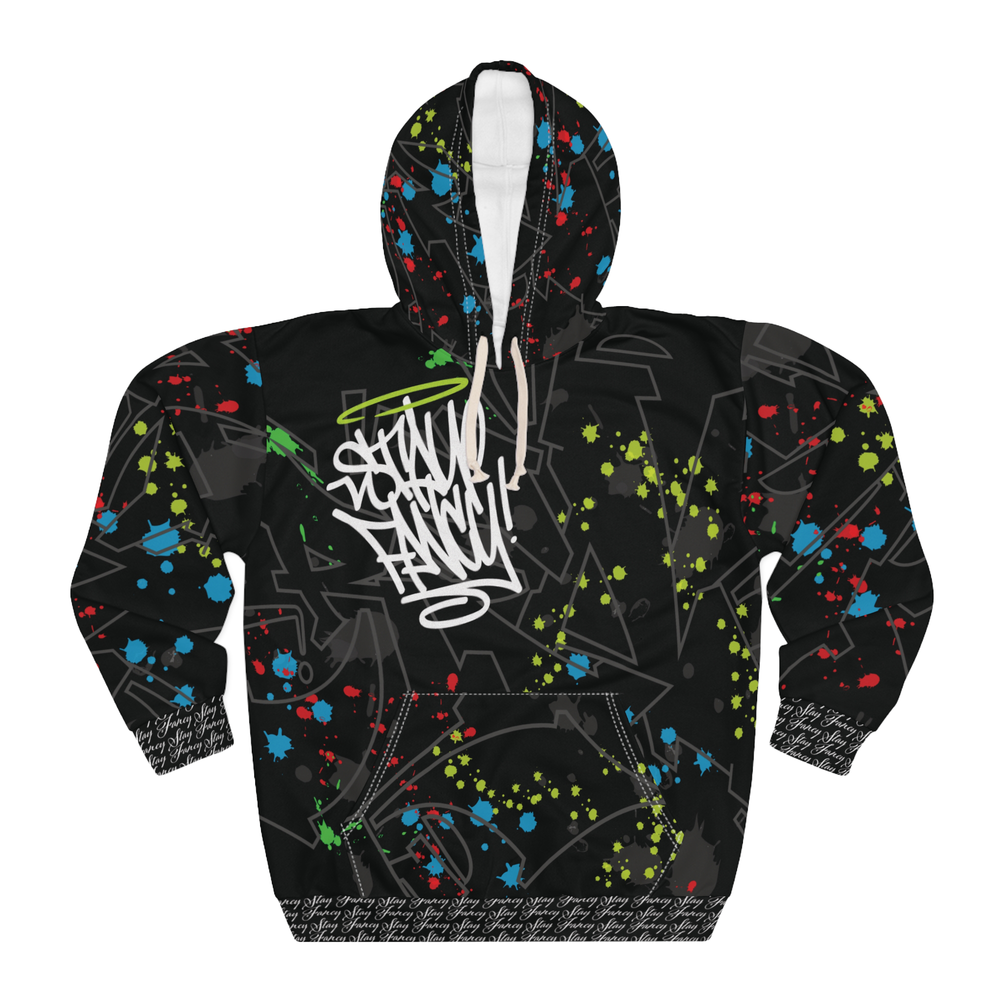 Graffiti Splash Men's Pullover Hoodie