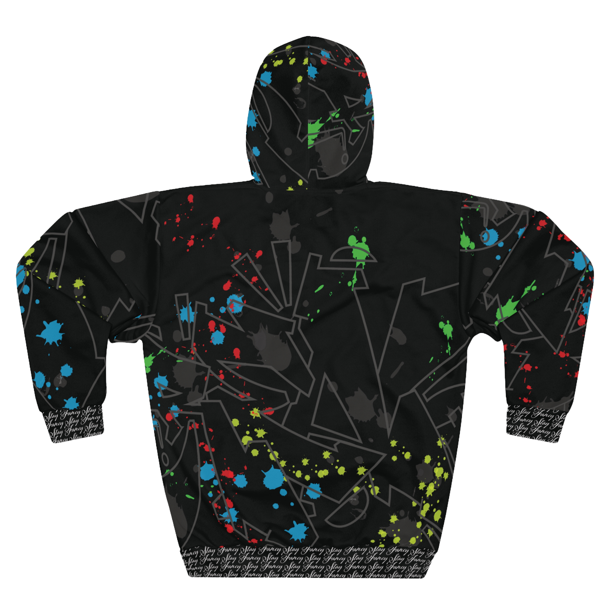 Graffiti Splash Men's Pullover Hoodie