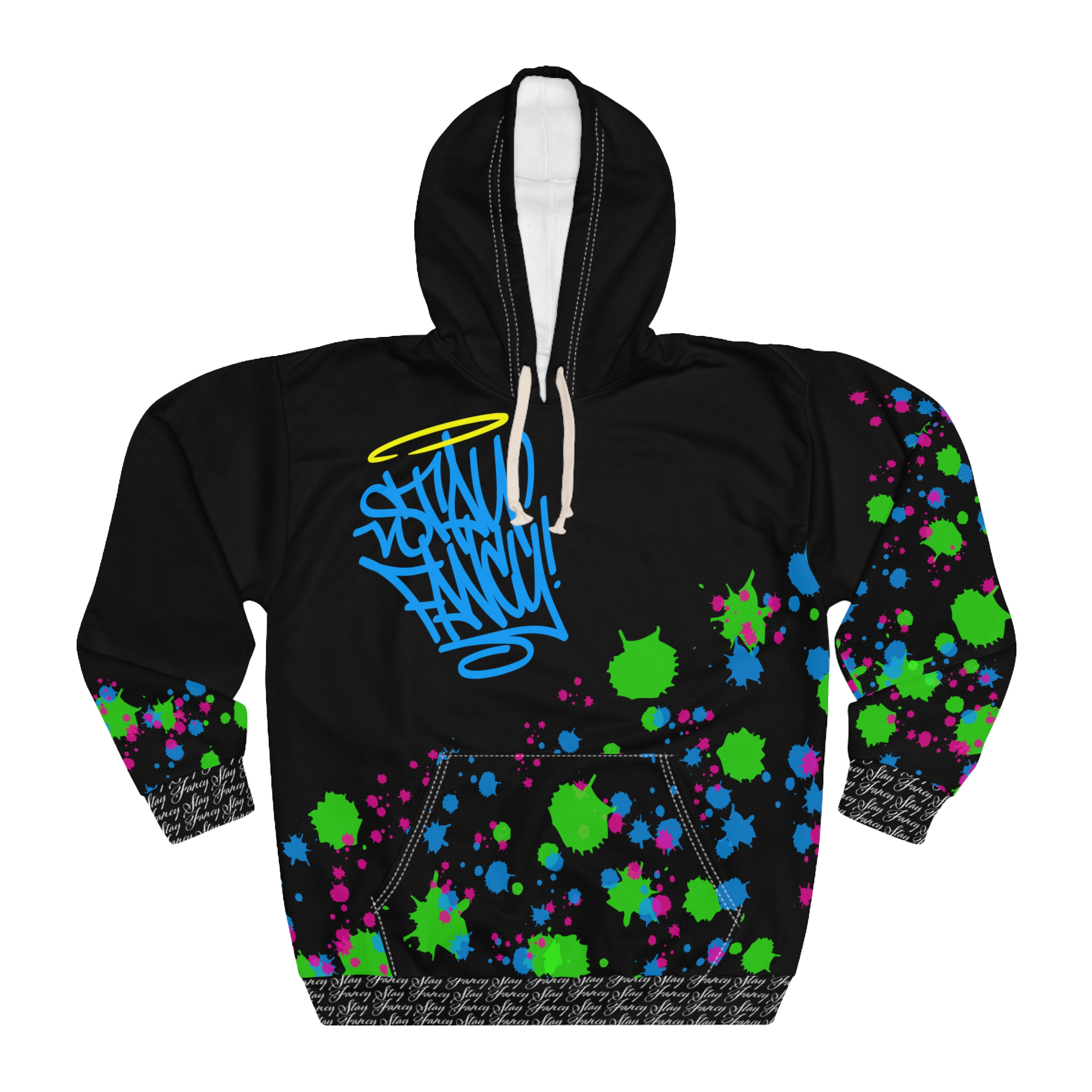 Stay Fancy Outburst Men's Pullover Hoodie