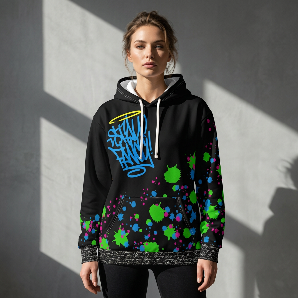Stay Fancy Outburst Women's Pullover Hoodie