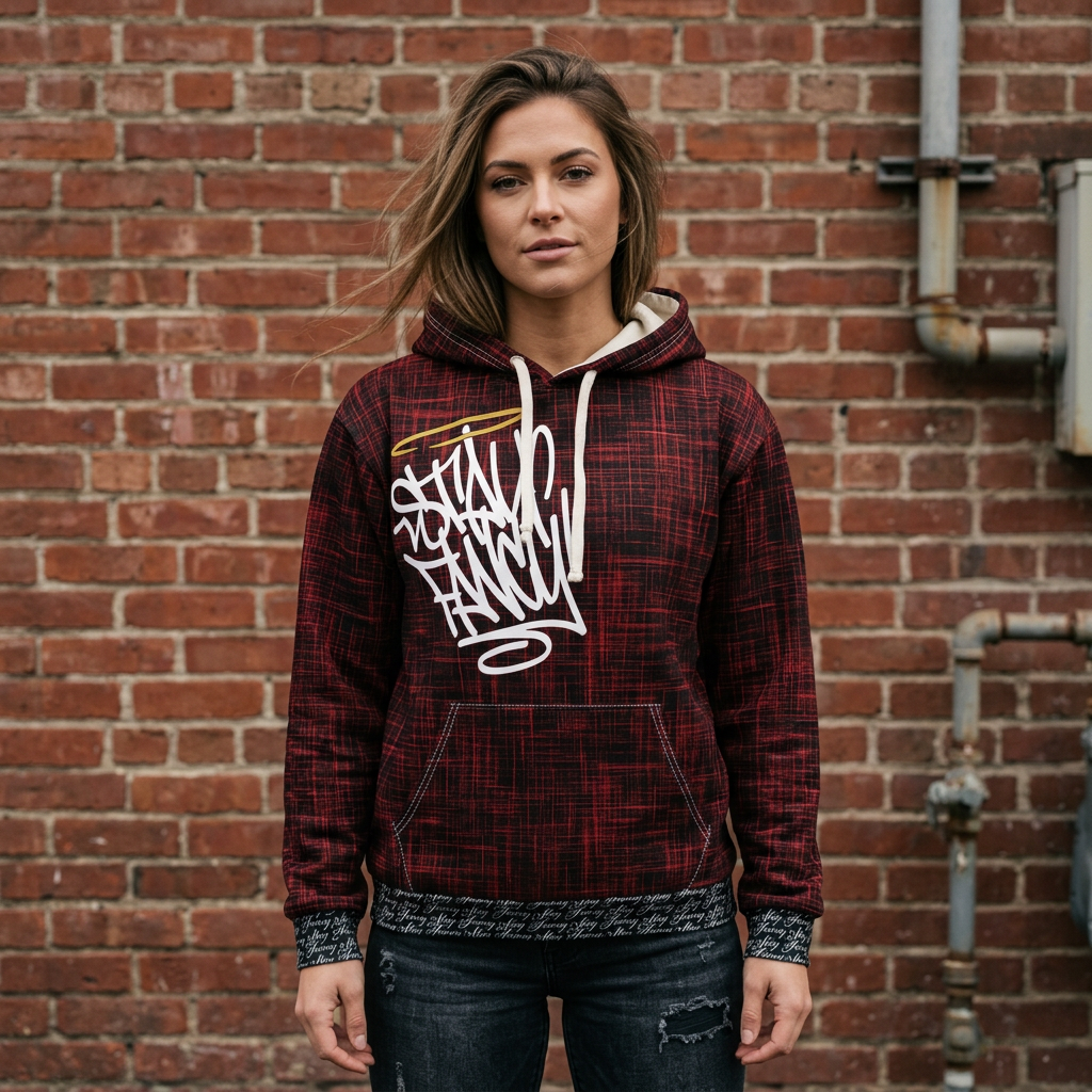 Stay Fancy Fault Line Women's Pullover Hoodie
