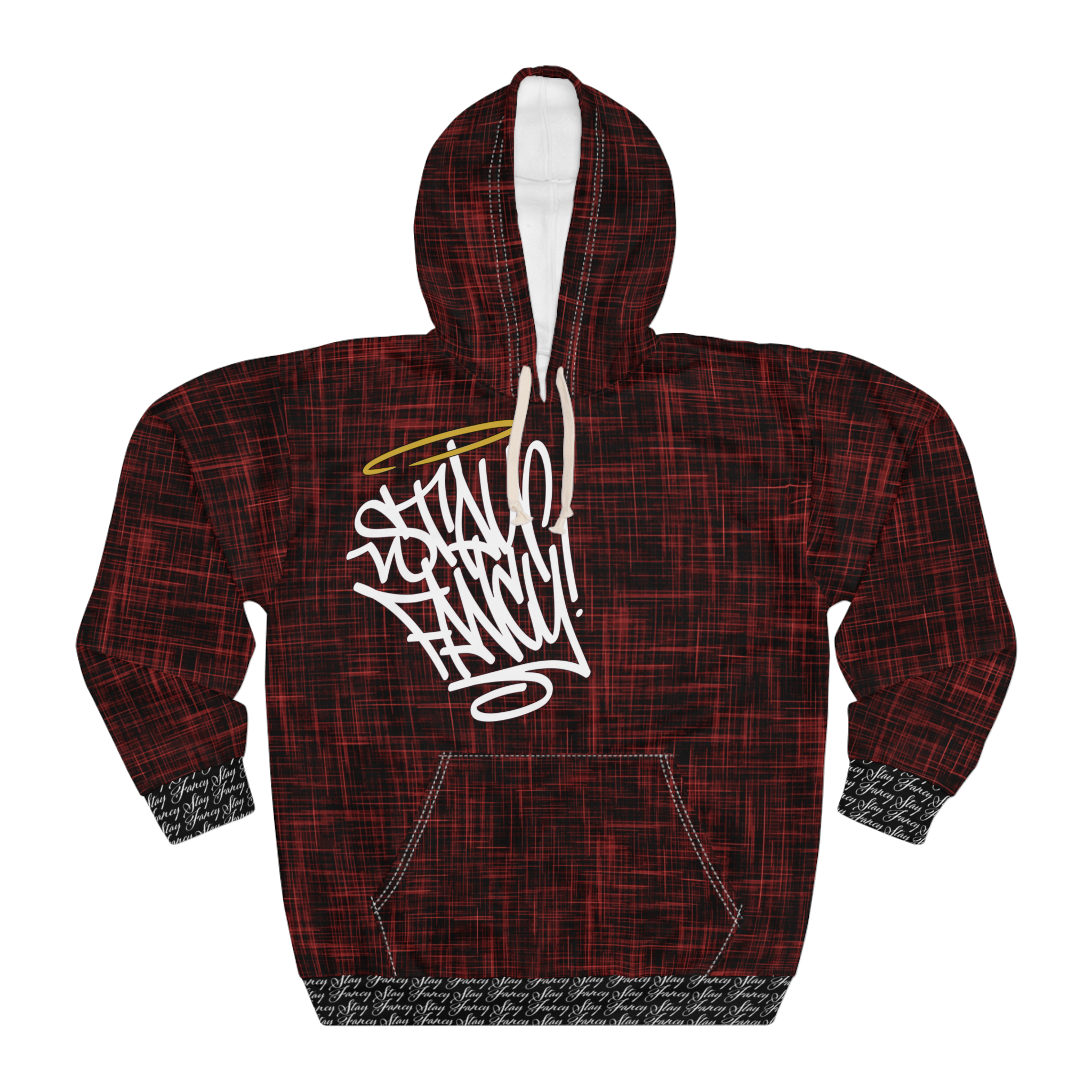 Stay Fancy Fault Line Men's Pullover Hoodie