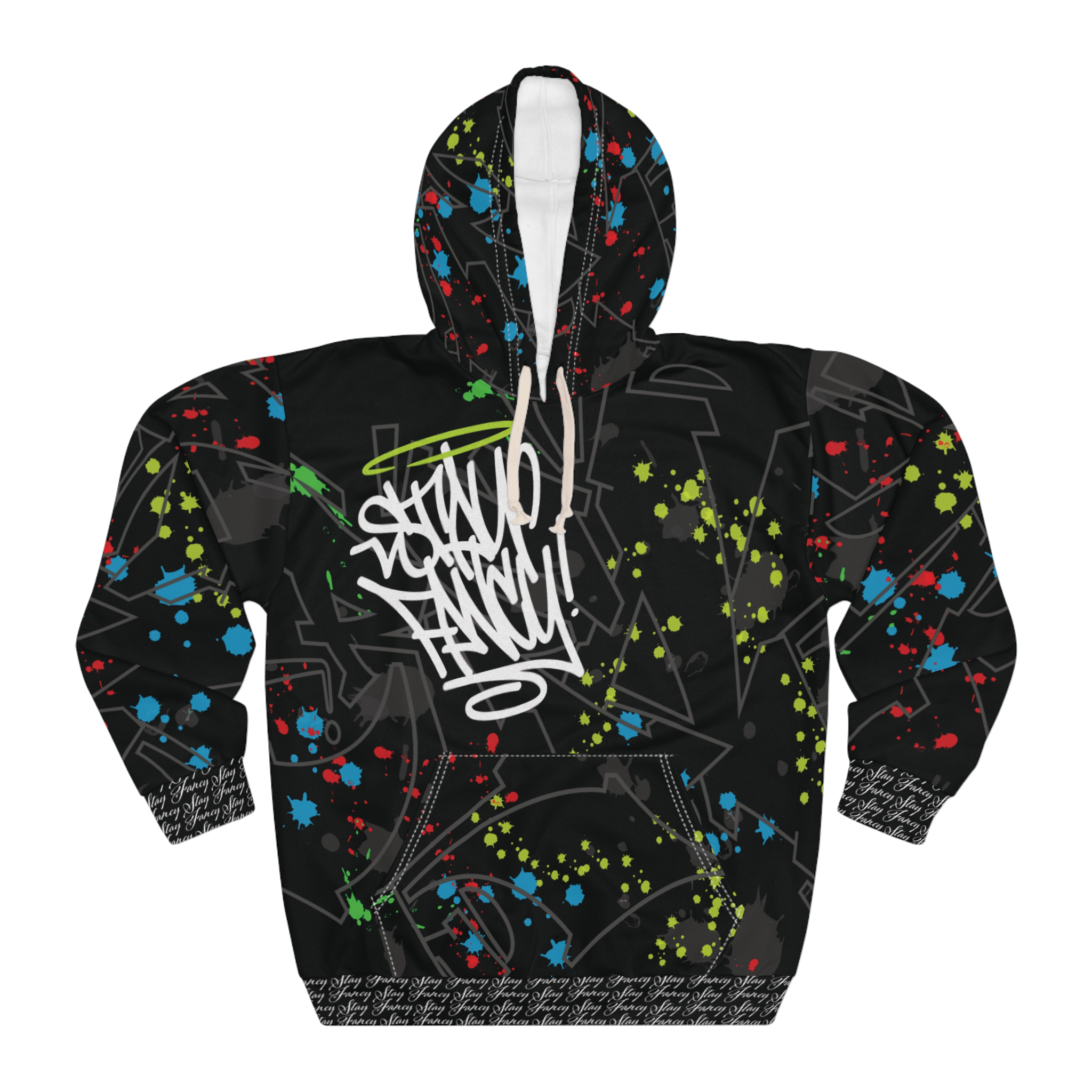 Graffiti Splash Women's Pullover Hoodie