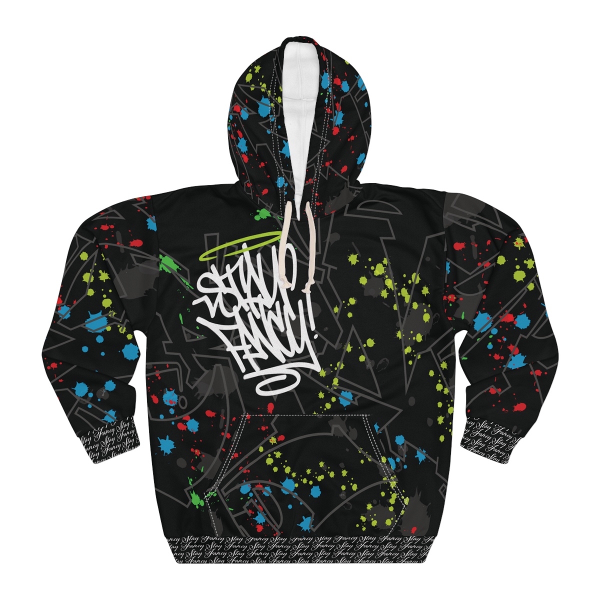 Graffiti Splash Men's Pullover Hoodie