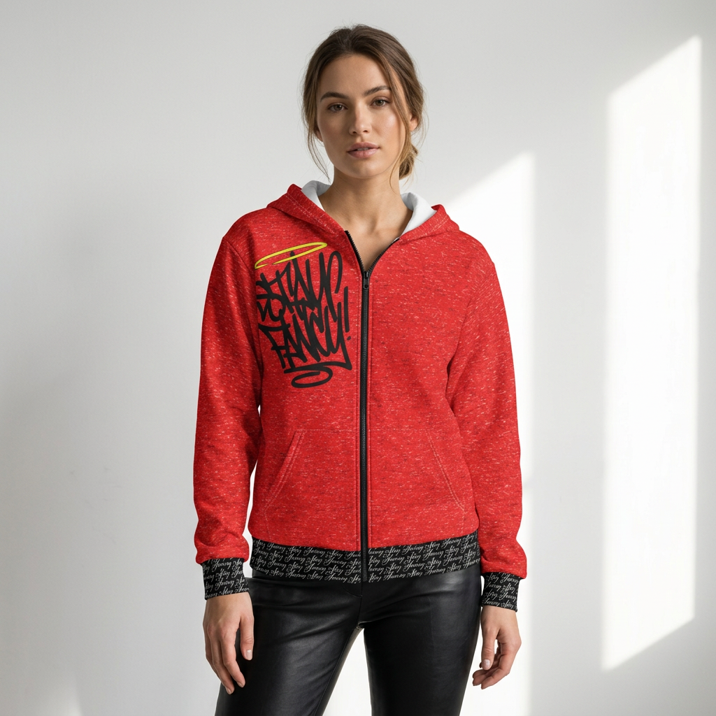 Red Alert Women's Zip Hoodie