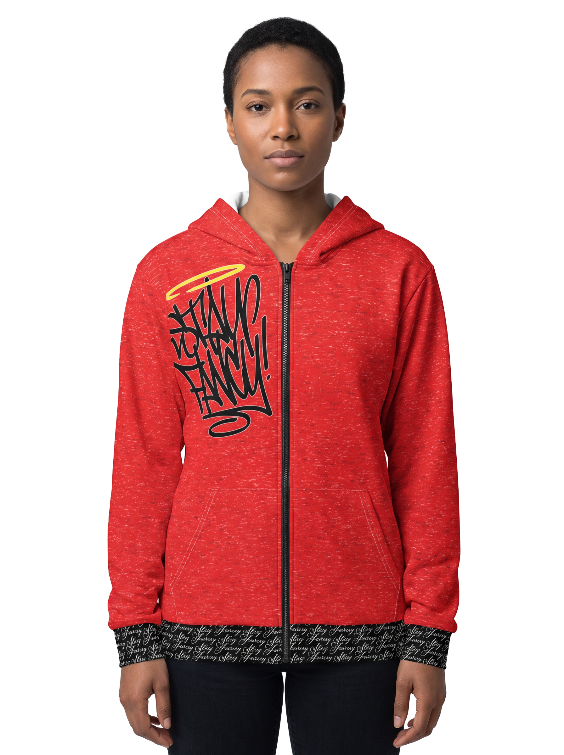 Red Alert Women's Zip Hoodie
