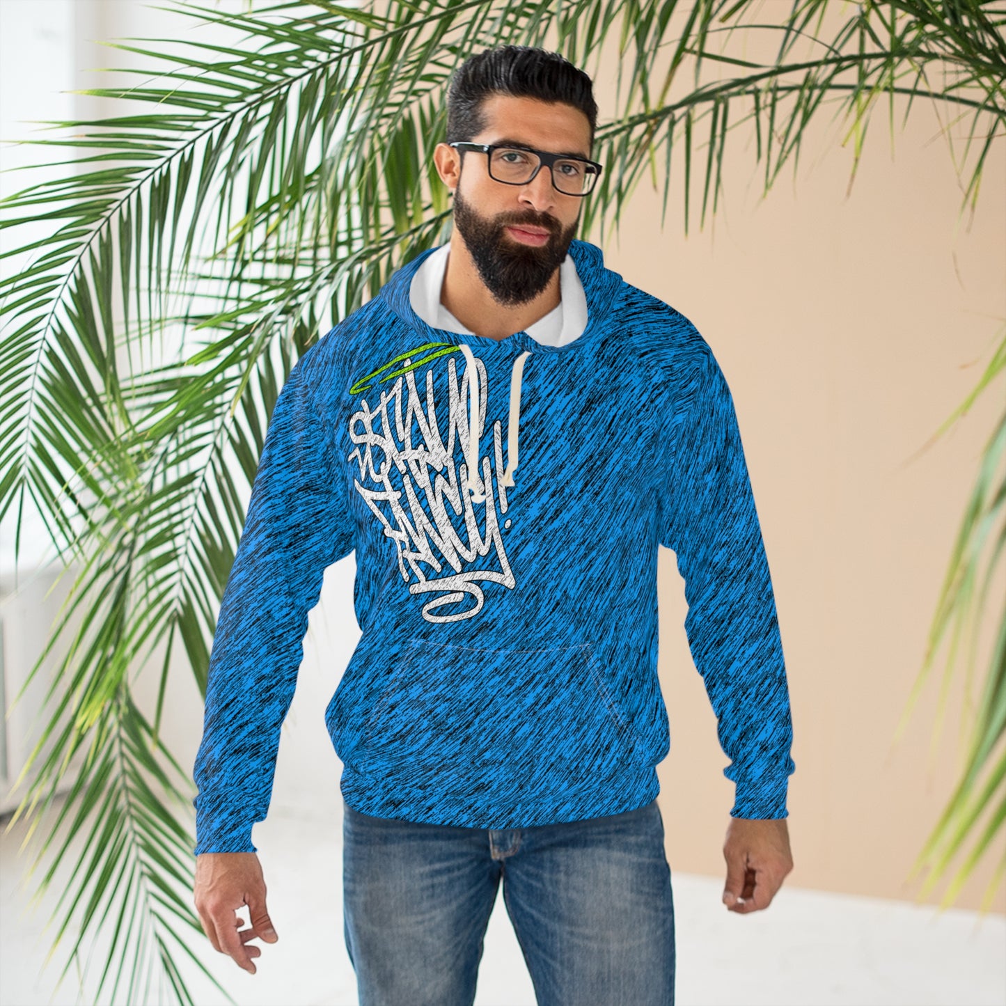 Brushed Blue V2 Badass Hoodie