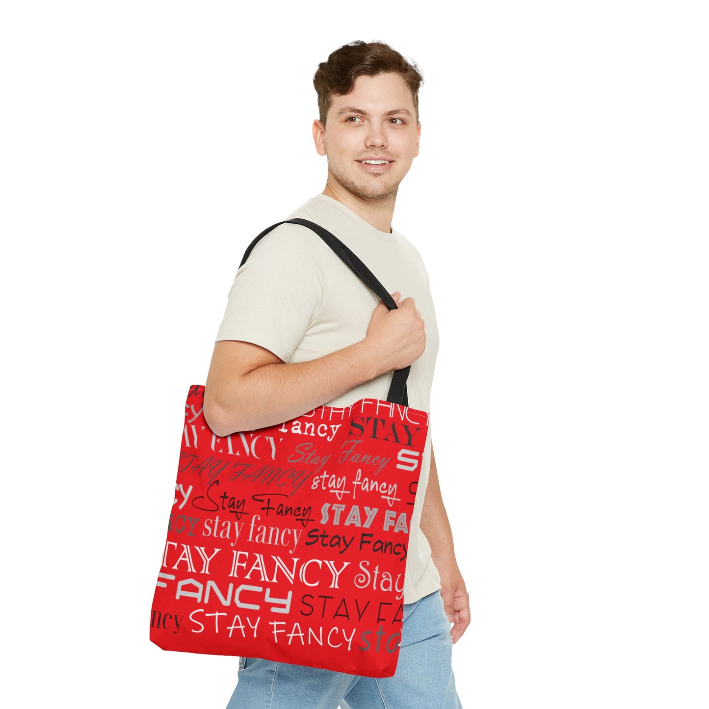 Stay Fancy Red Flash Hand Bag