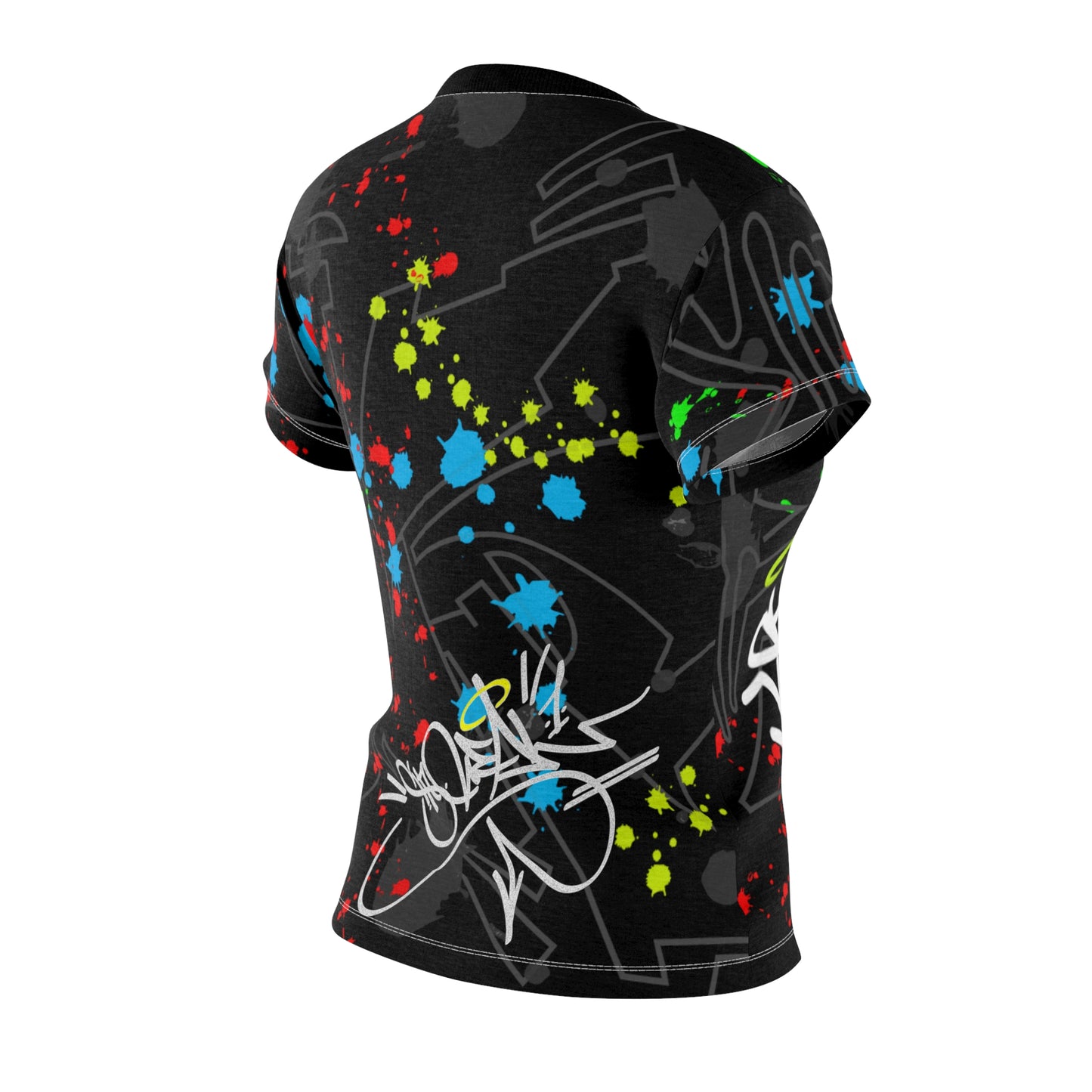 Graffiti Splash Fancy Women's Top