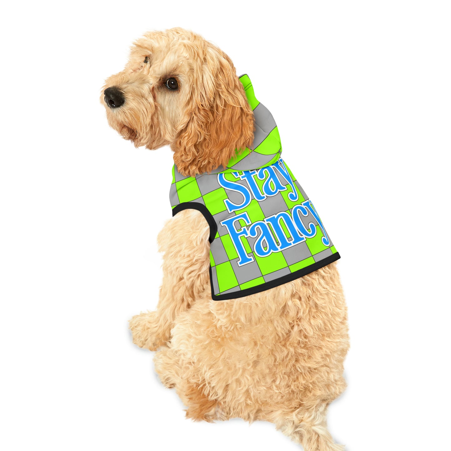 Checkers Disaster Lime Animal Hoodie