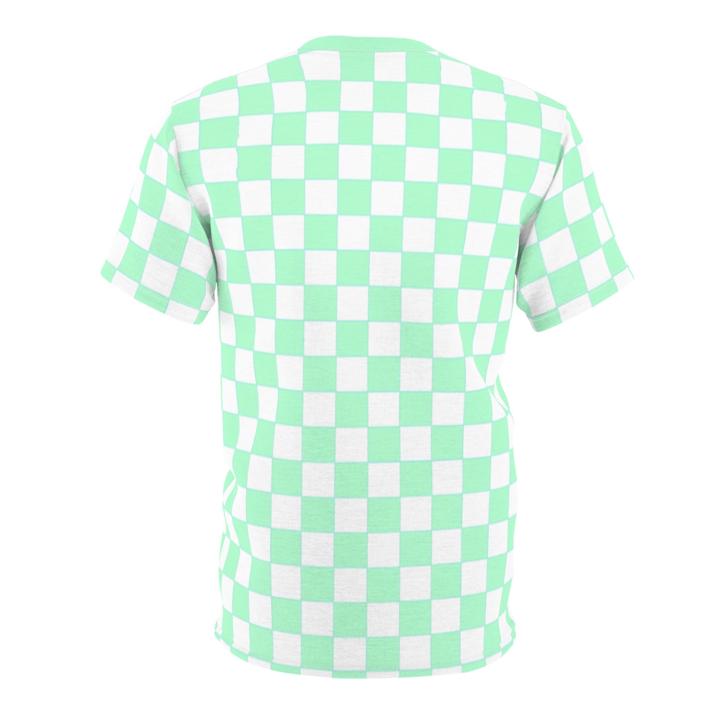 Green Squares Fancy Tee