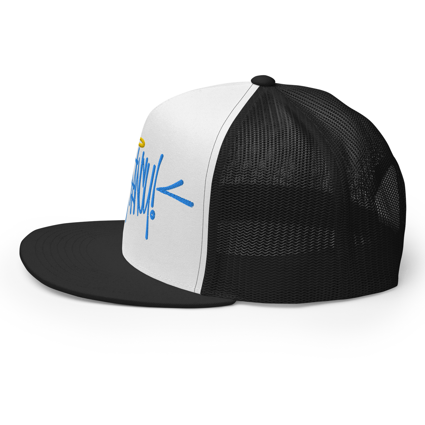 Stay Fancy Long Logo Trucker Cap