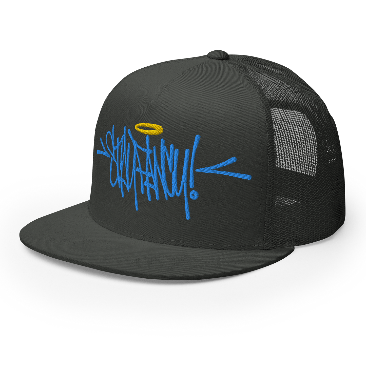 Stay Fancy Long Logo Trucker Cap
